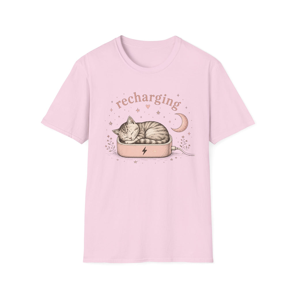 Recharging Cat T-Shirt