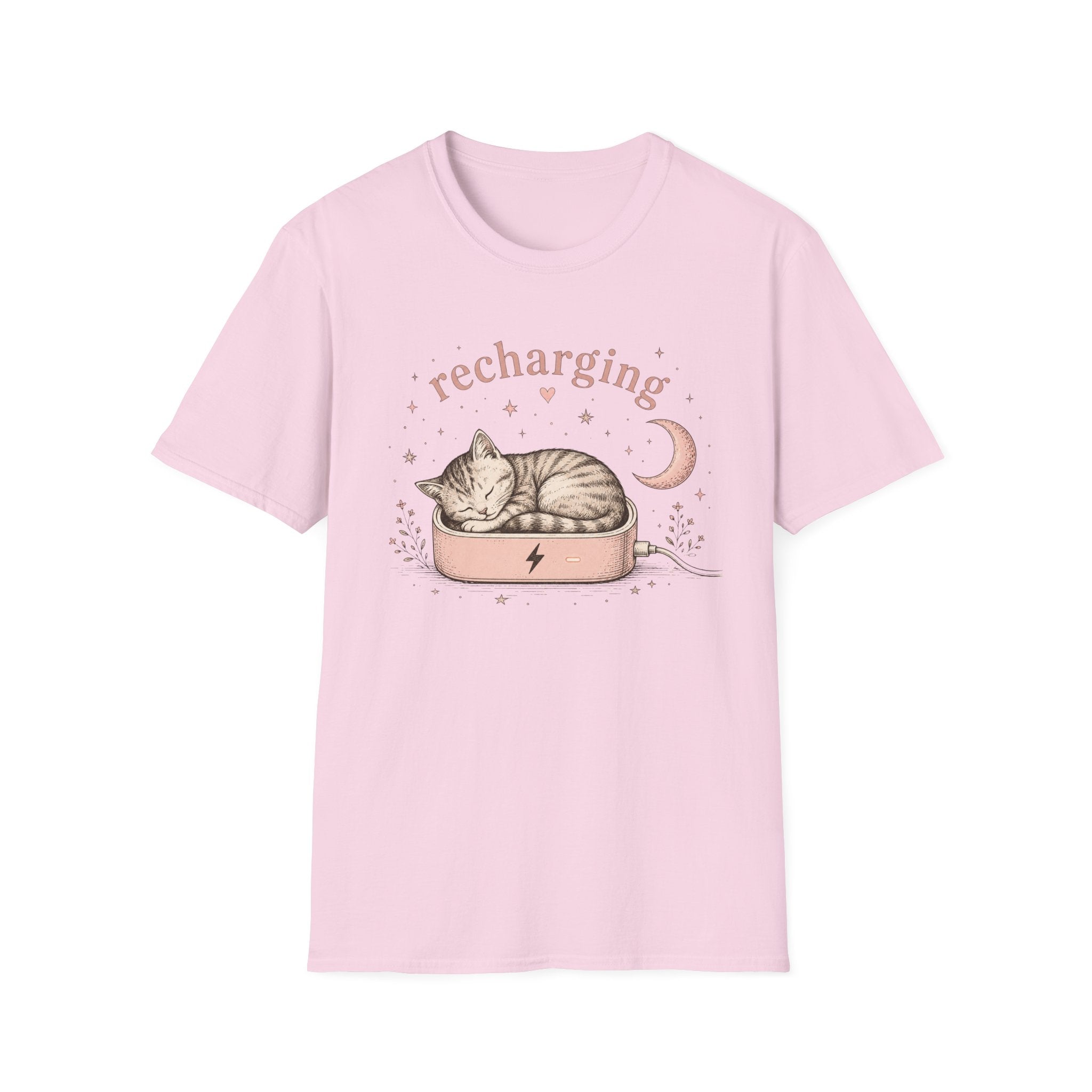 Recharging Cat T-Shirt