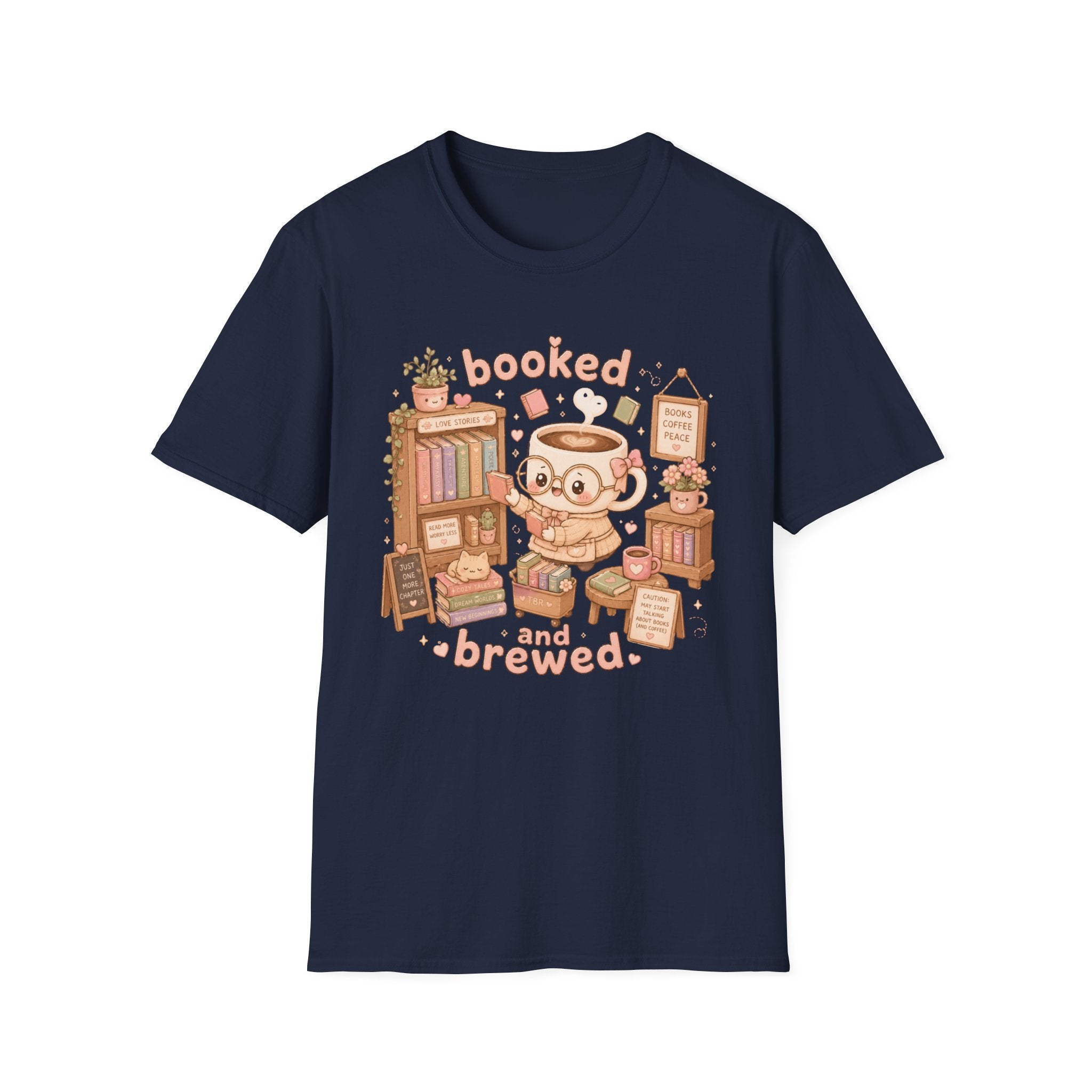 Booked and Brewed T-Shirt