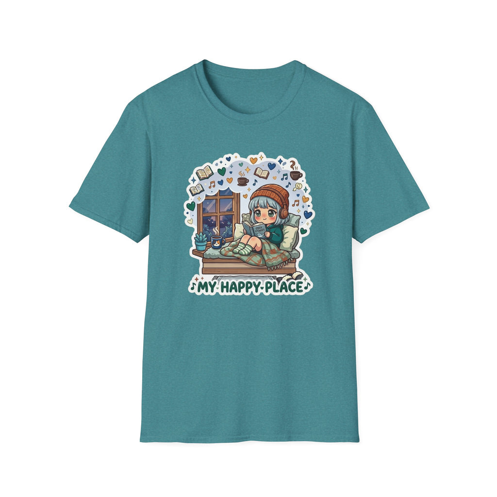 My Happy Place Teal T-Shirt
