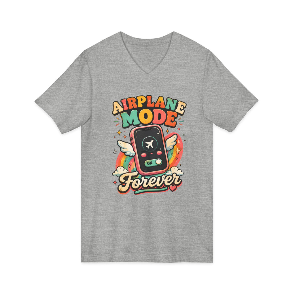 Airplane Mode Forever V-Neck T-Shirt