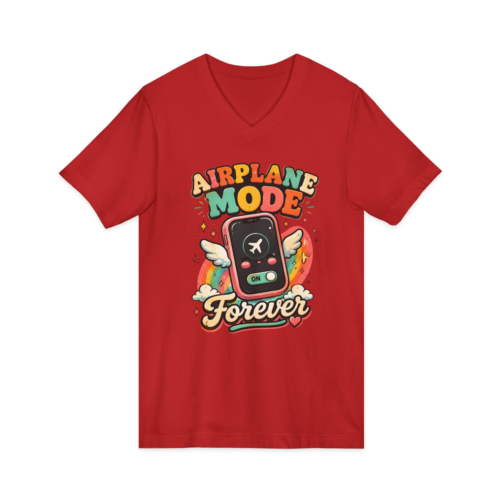 Airplane Mode Forever V-Neck T-Shirt