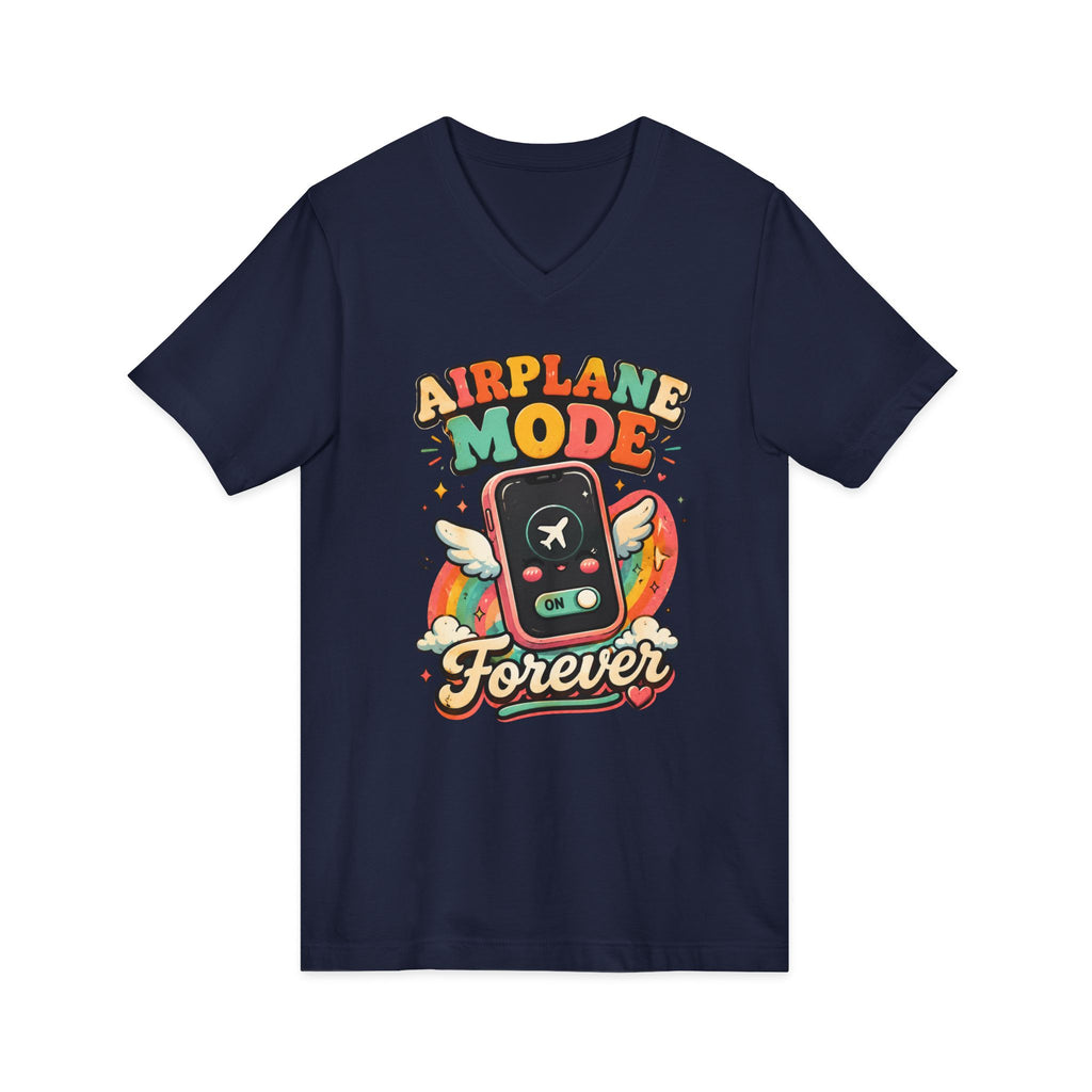 Airplane Mode Forever V-Neck T-Shirt