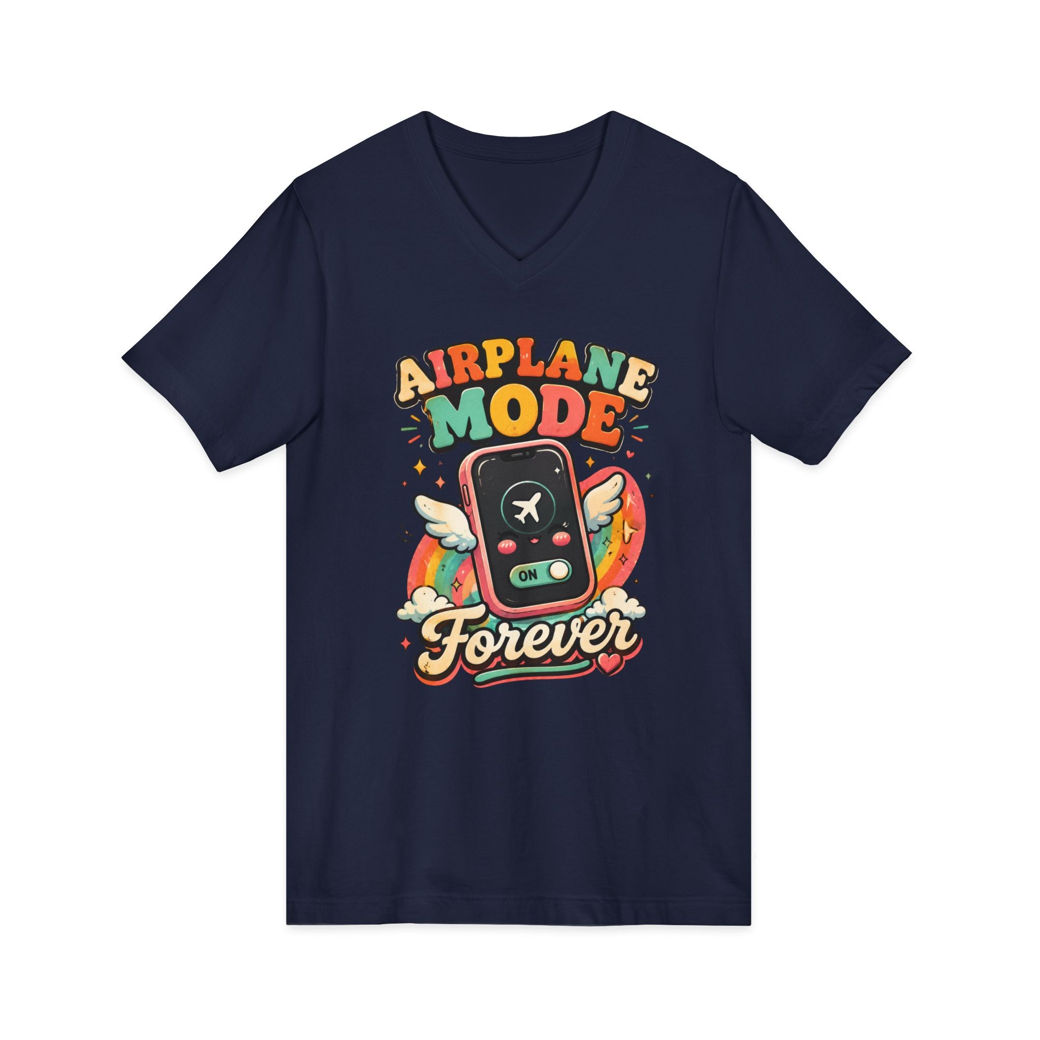 Airplane Mode Forever V-Neck T-Shirt