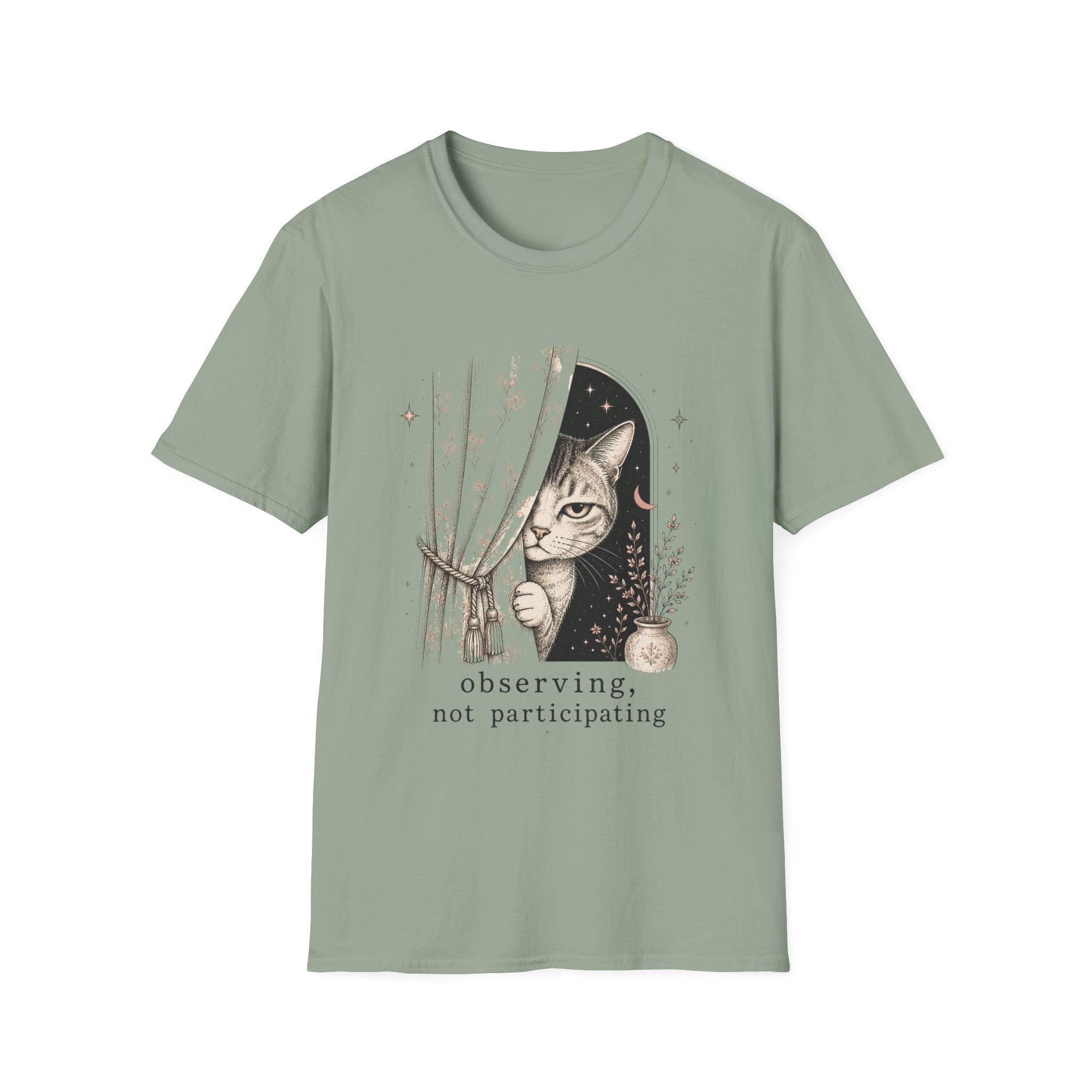 Cat Observing T-Shirt