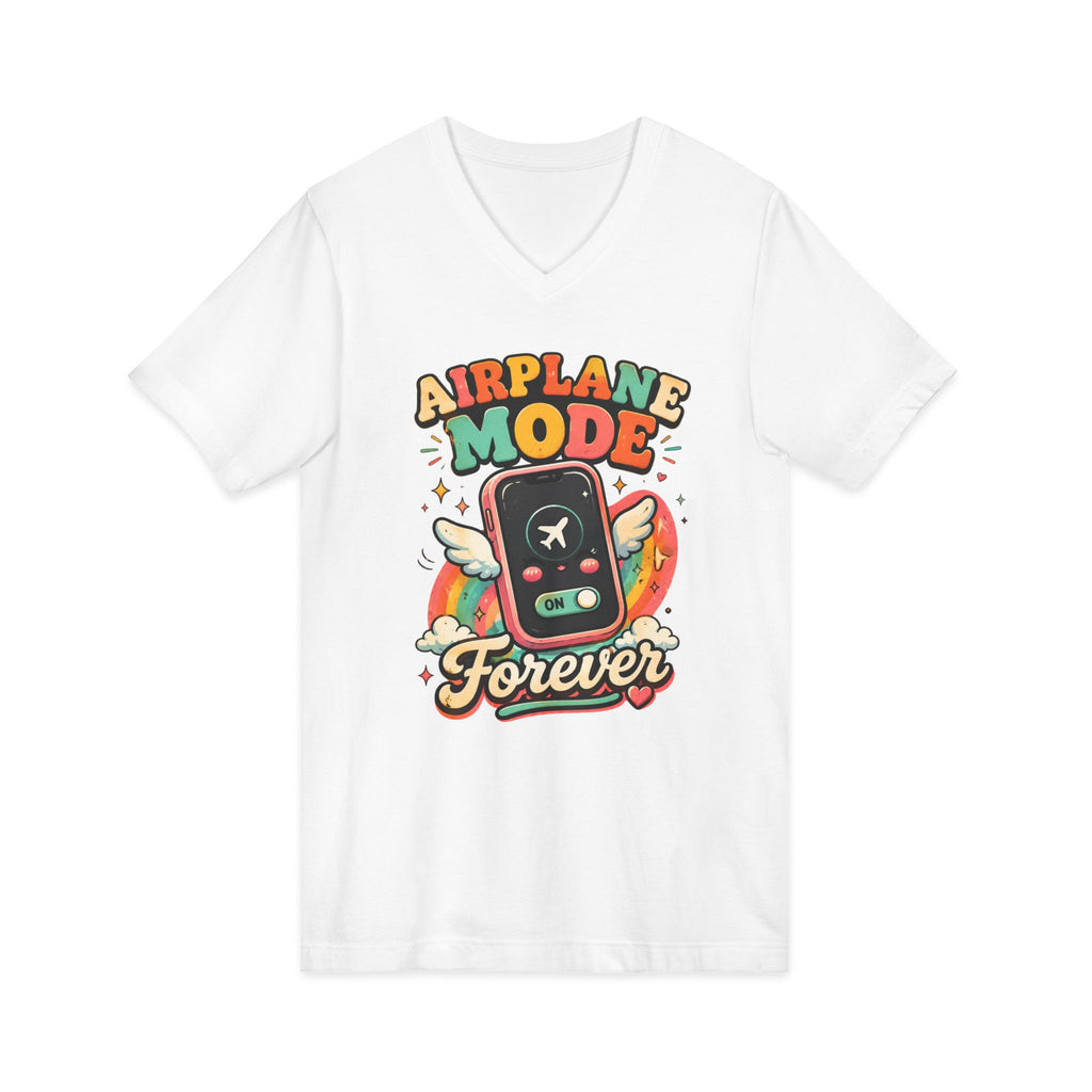Airplane Mode Forever V-Neck T-Shirt