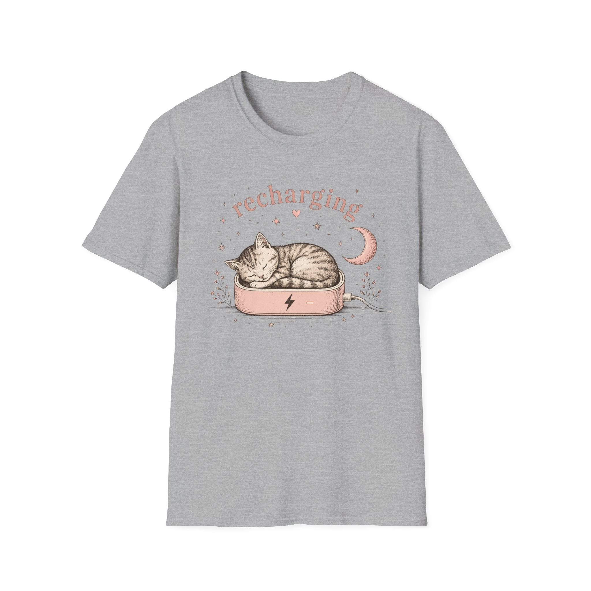 Recharging Cat T-Shirt