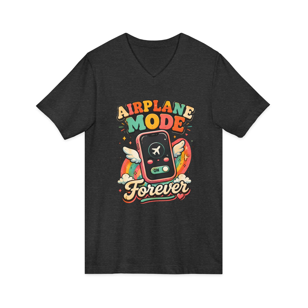 Airplane Mode Forever V-Neck T-Shirt
