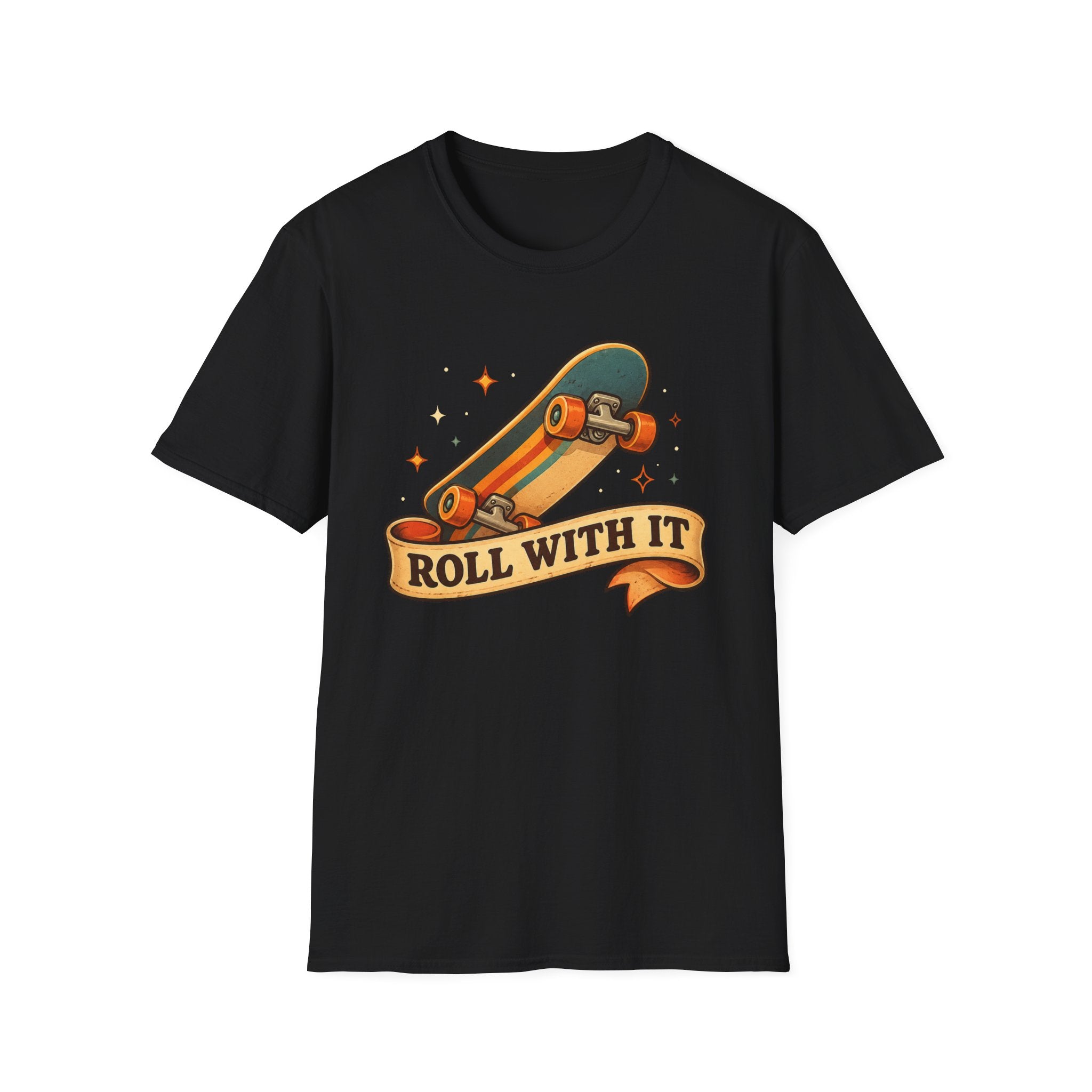 Roll With It Skateboard T-Shirt