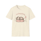 Recharging Cat T-Shirt