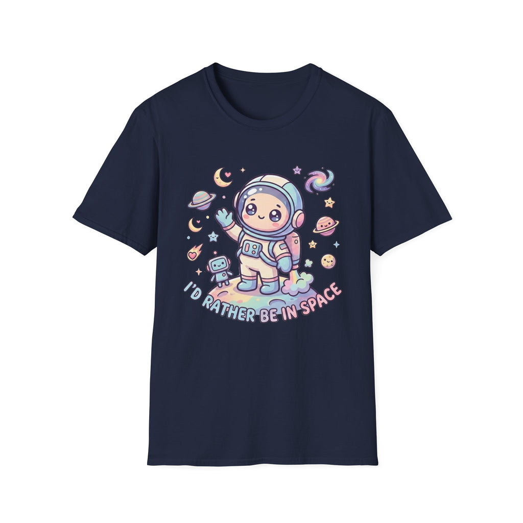 I'd Rather Be In Space On Moon T-Shirt