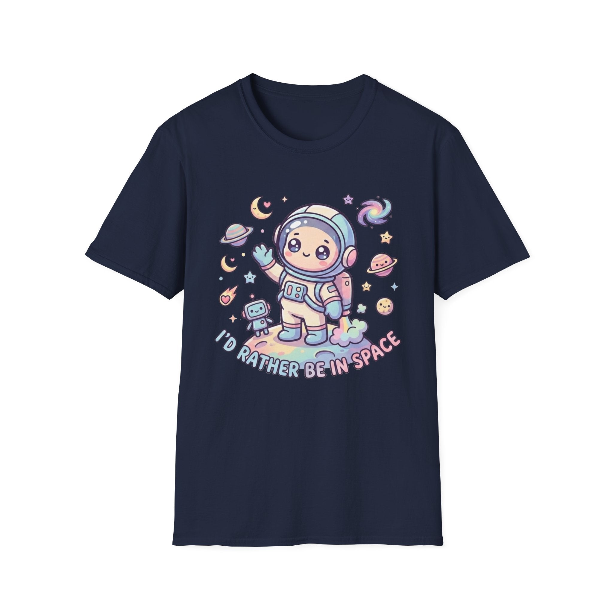 I'd Rather Be In Space On Moon T-Shirt