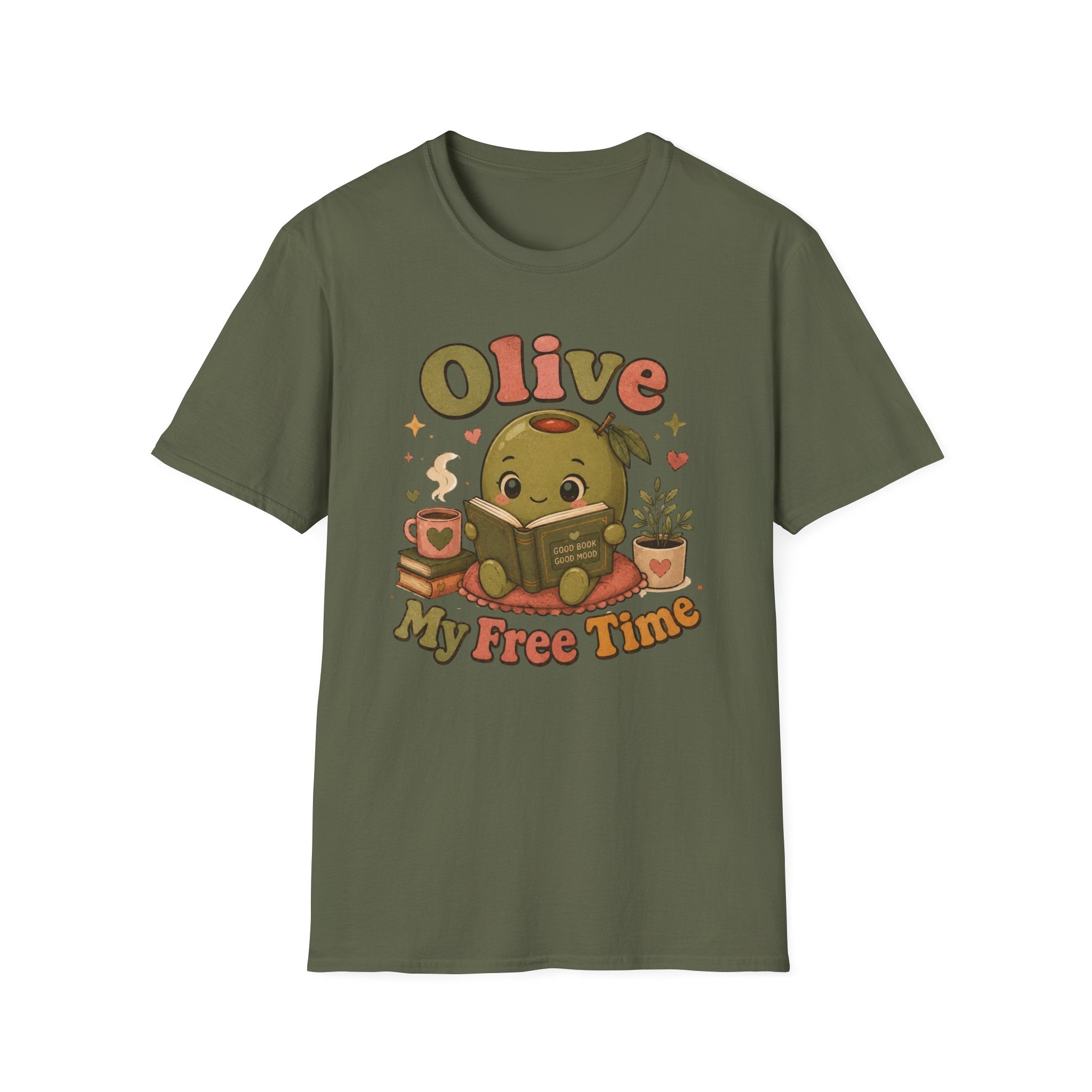 Olive My Free Time T-Shirt