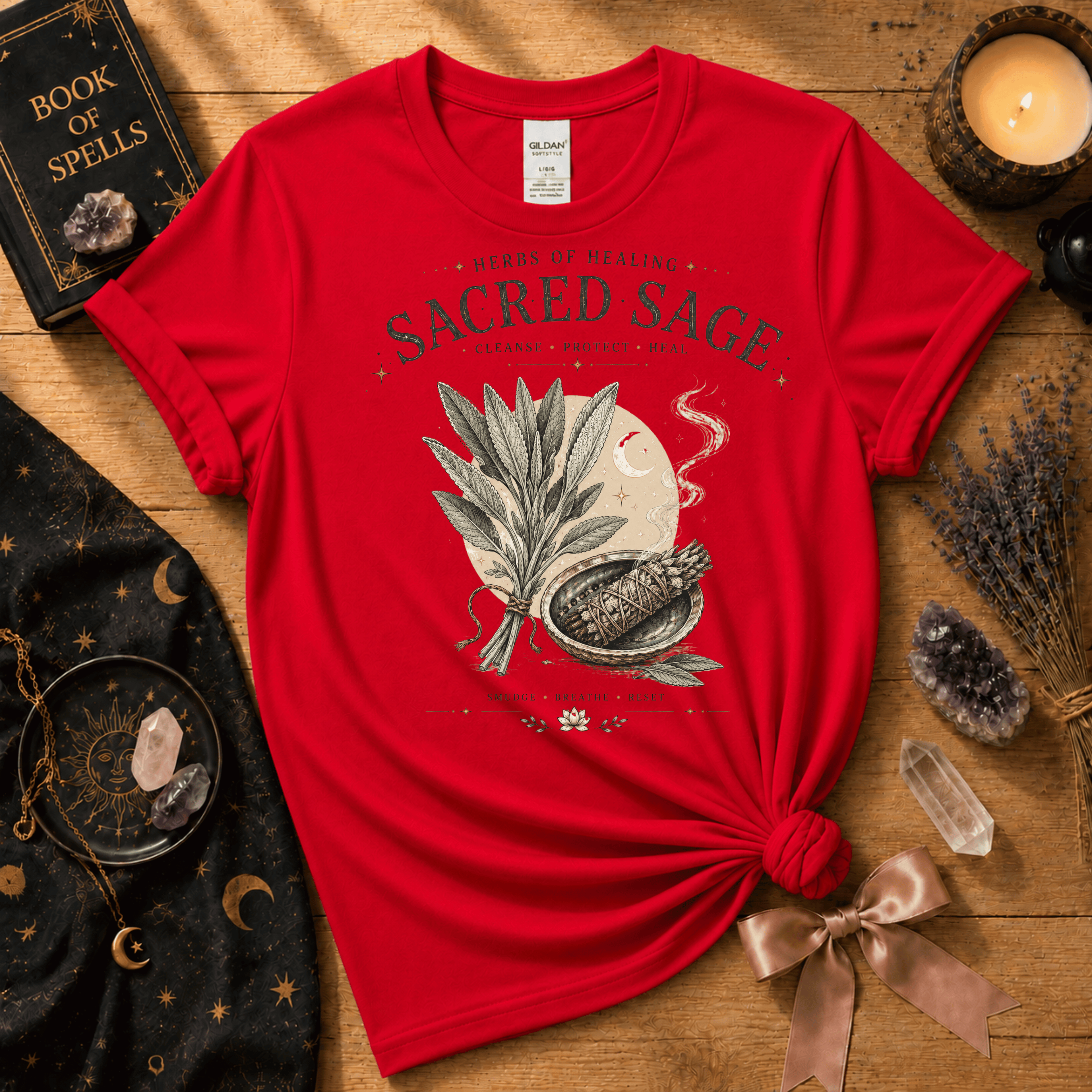 Sacred Sage | Witchy Graphic T-Shirt