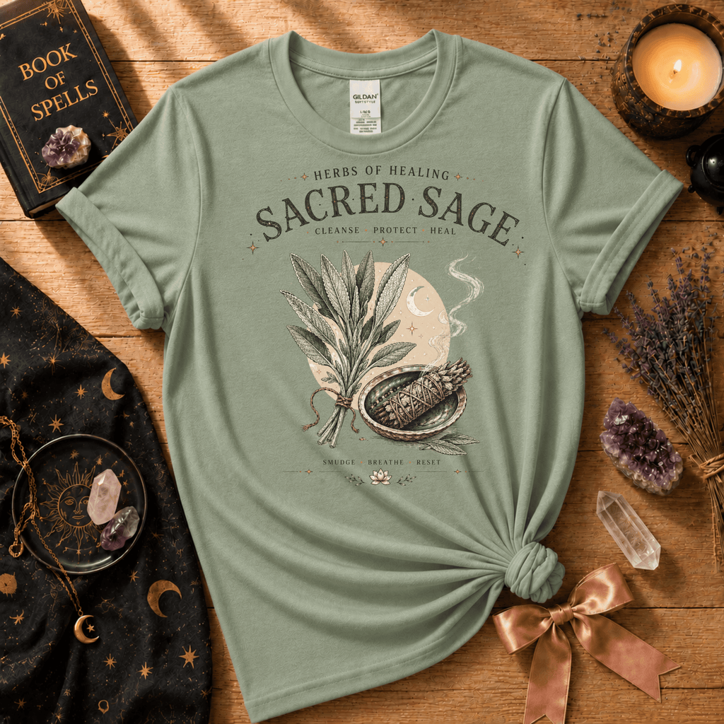 Sacred Sage | Witchy Graphic T-Shirt