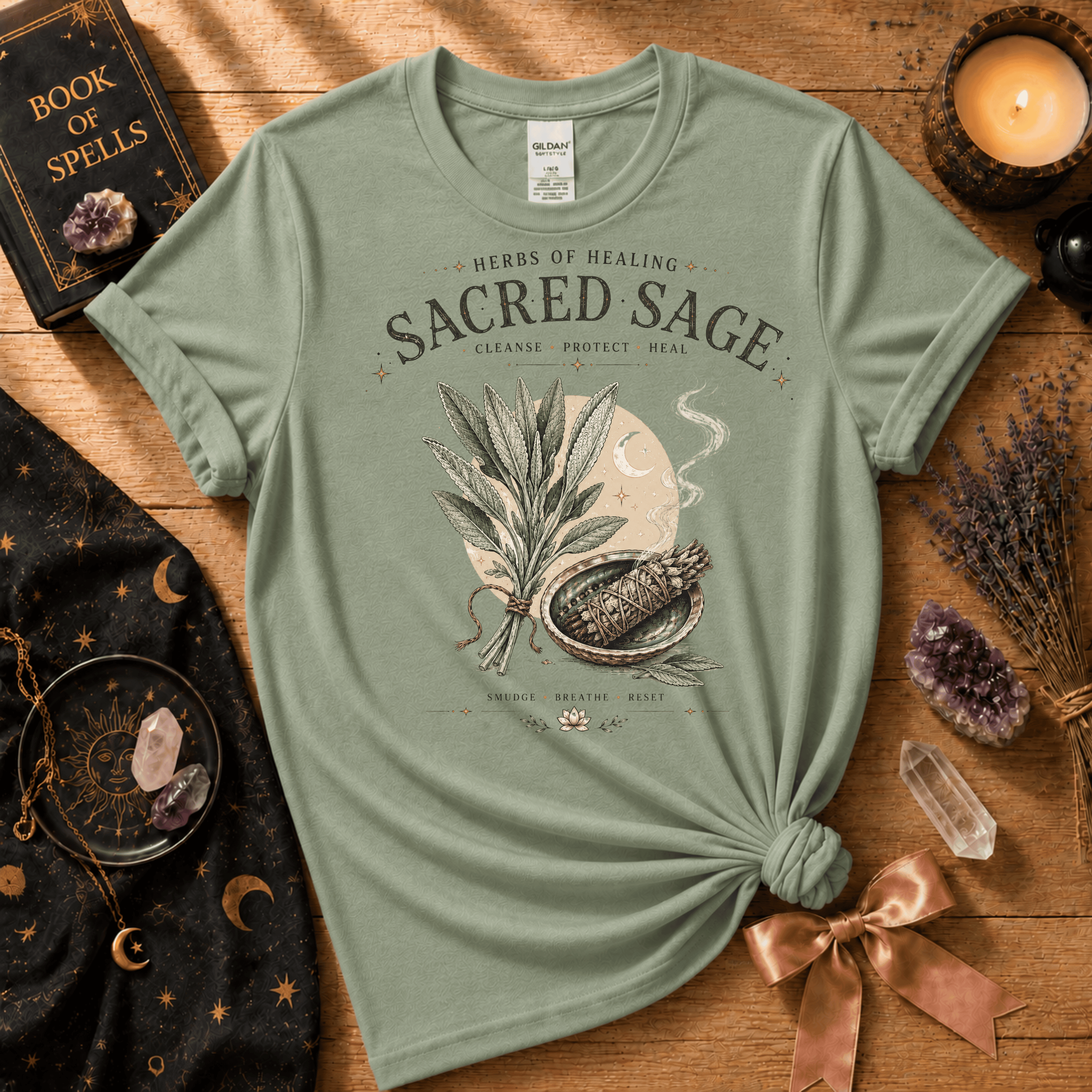 Sacred Sage | Witchy Graphic T-Shirt