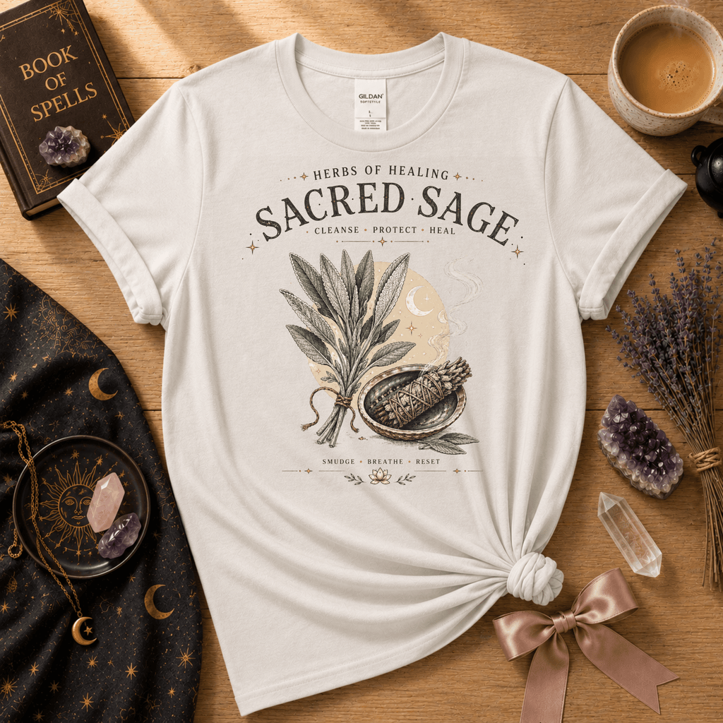 Sacred Sage | Witchy Graphic T-Shirt