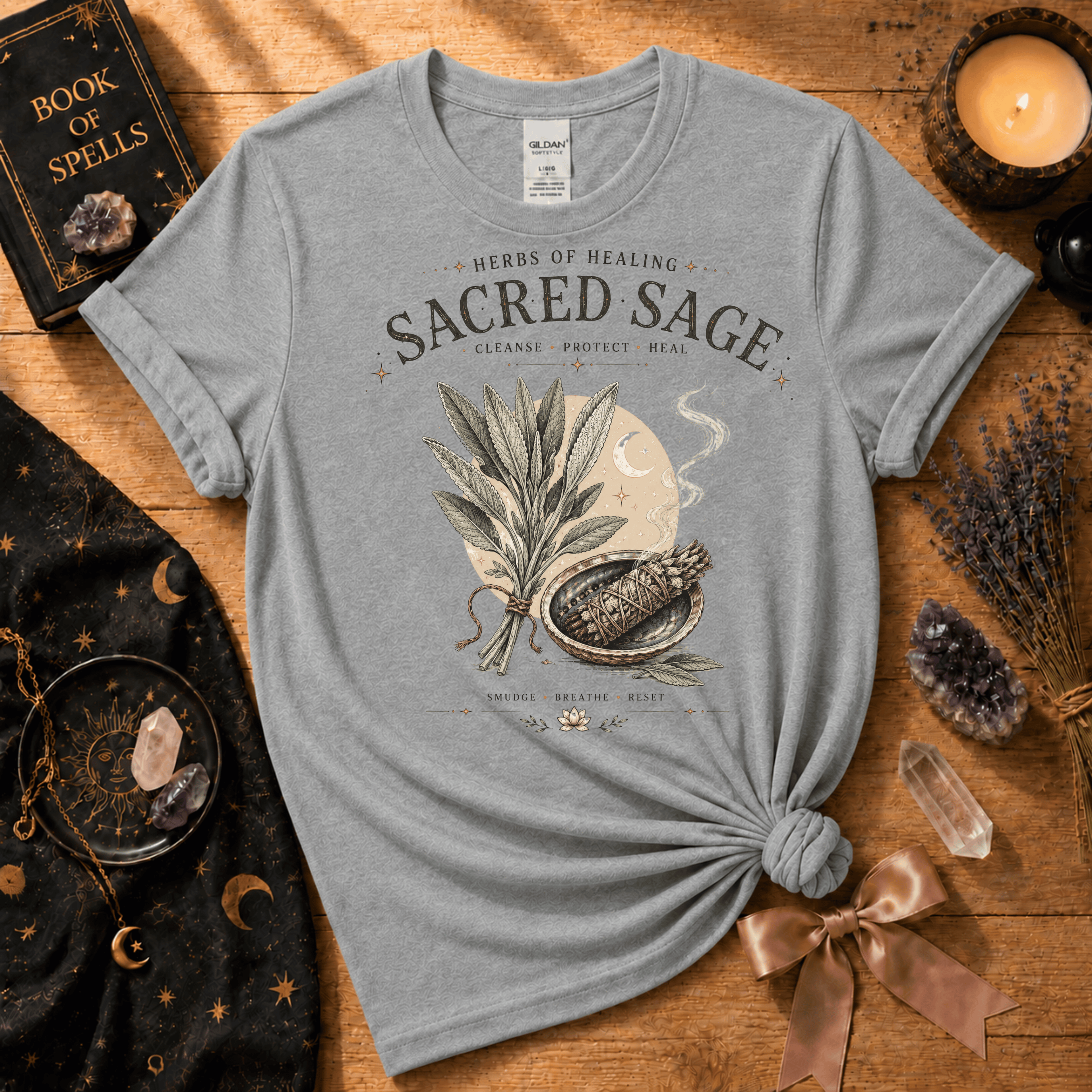 Sacred Sage | Witchy Graphic T-Shirt