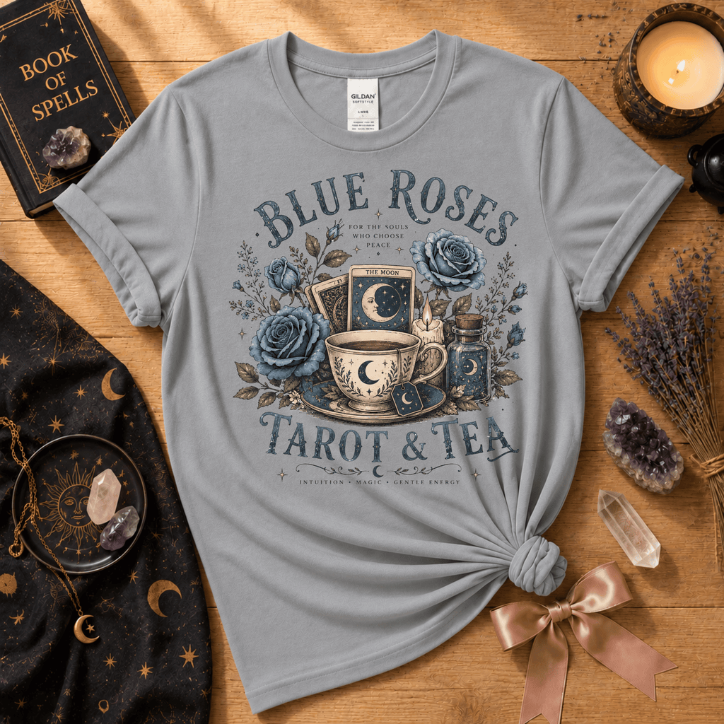 Tarot & Tea | Witchy Graphic T-Shirt