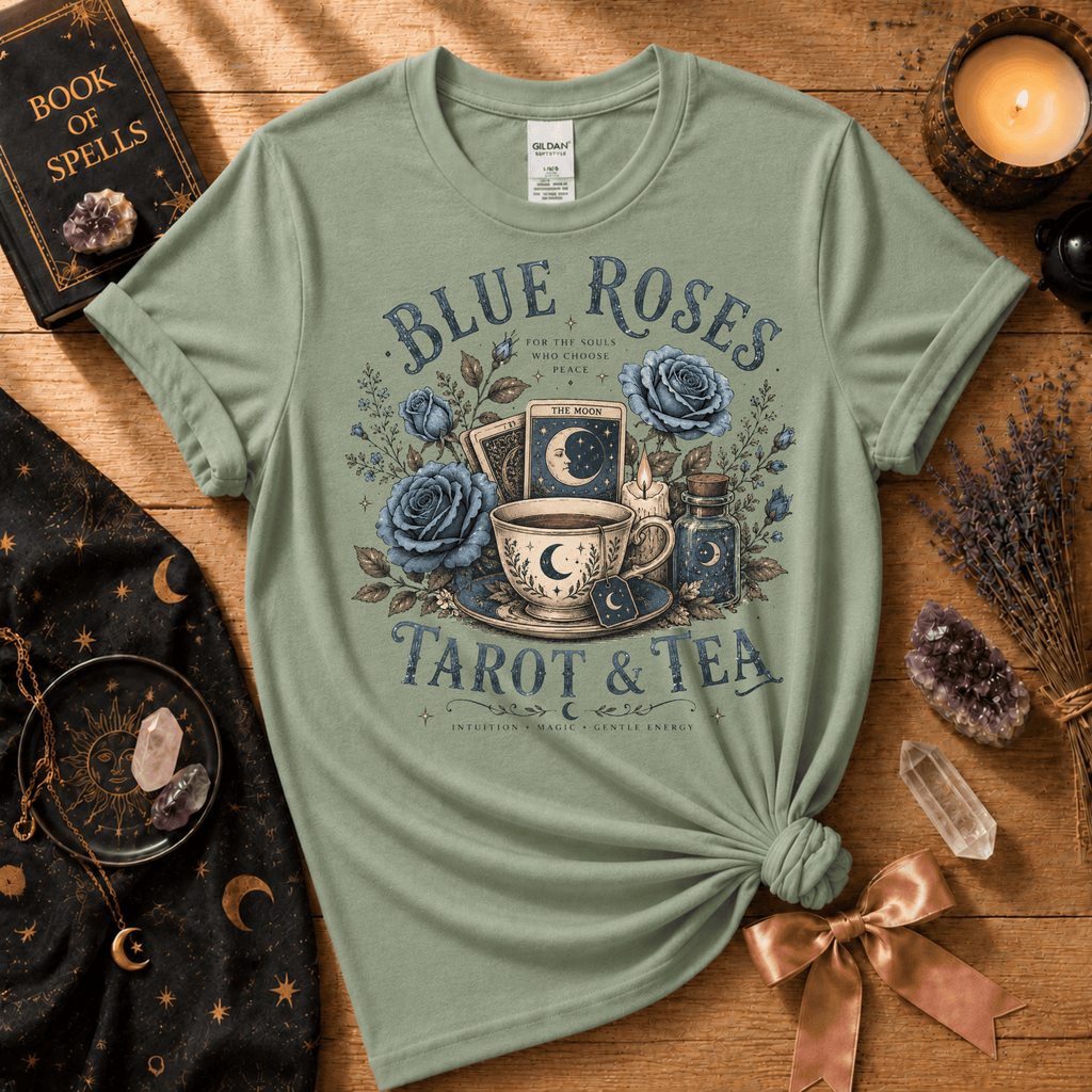 Tarot & Tea | Witchy Graphic T-Shirt