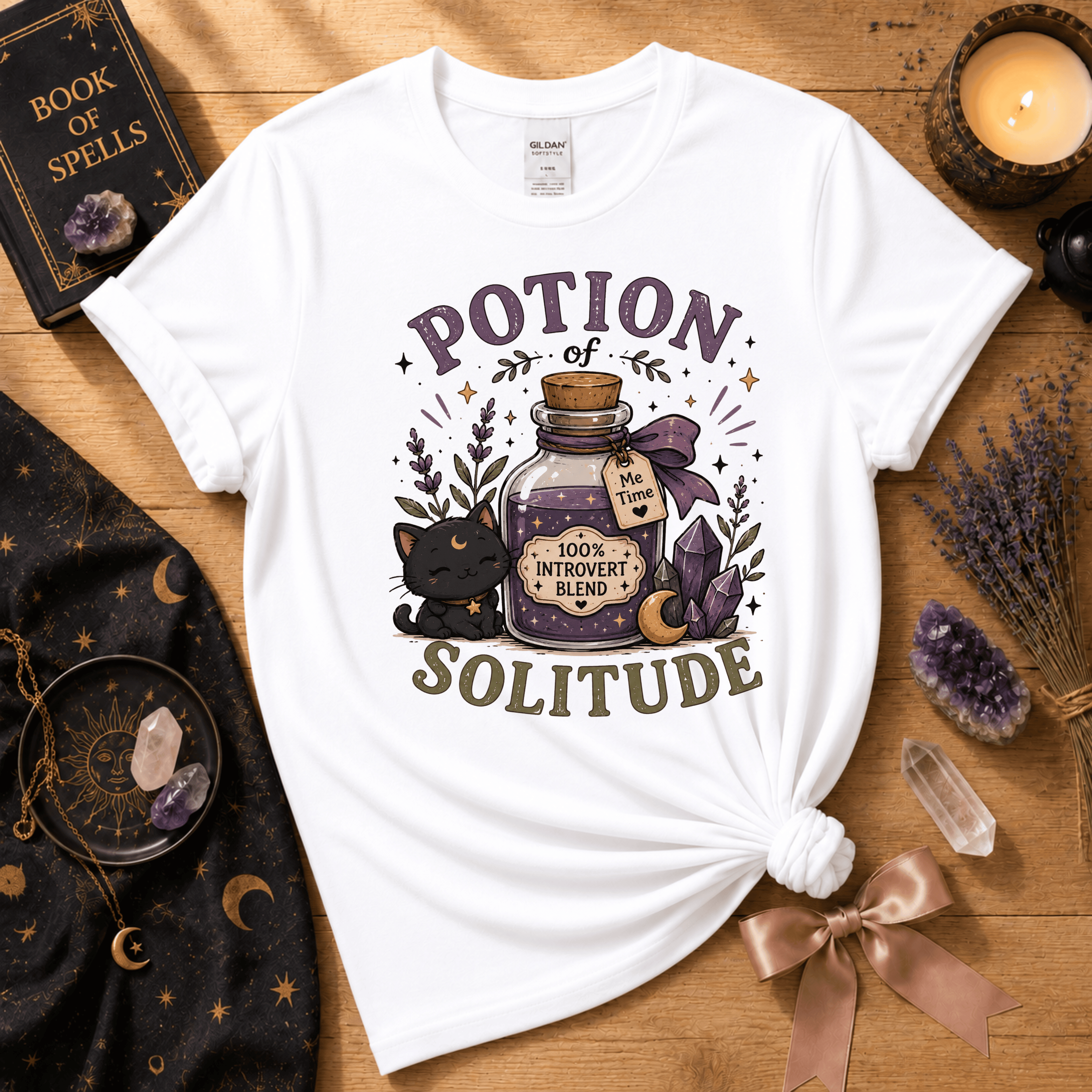 Potion of Solitude | Witchy Graphic T-Shirt