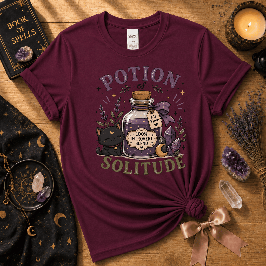 Potion of Solitude | Witchy Graphic T-Shirt