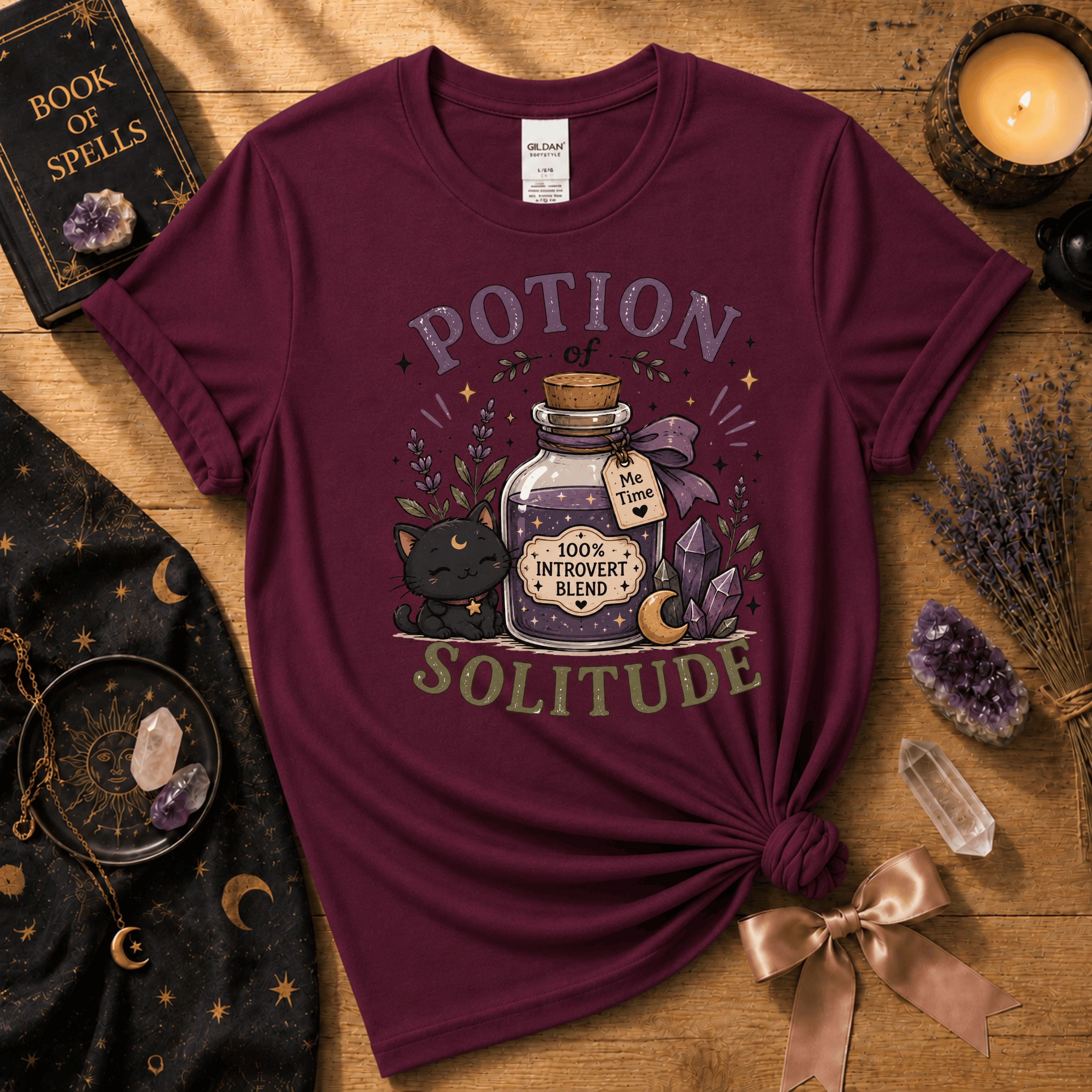 Potion of Solitude | Witchy Graphic T-Shirt