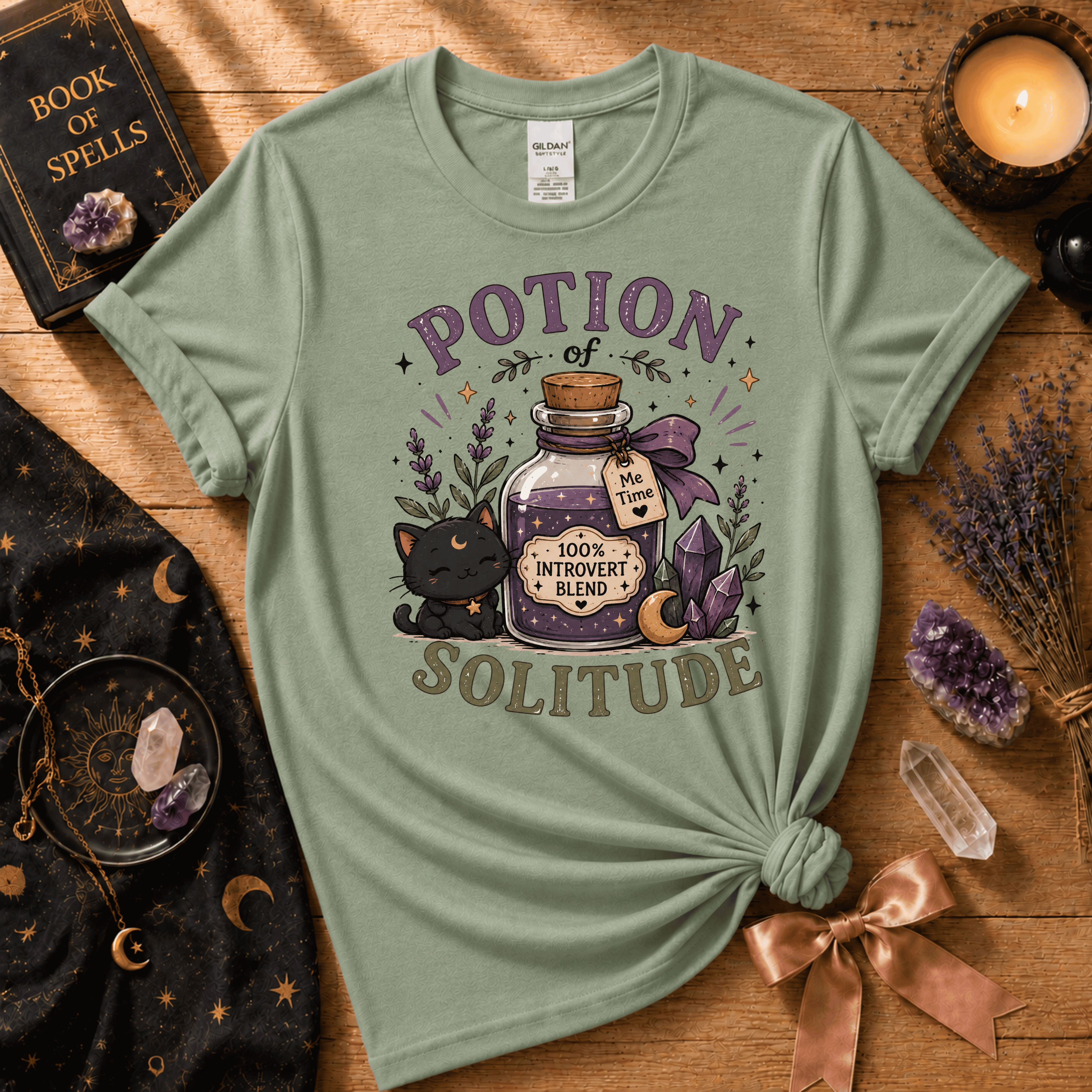 Potion of Solitude | Witchy Graphic T-Shirt