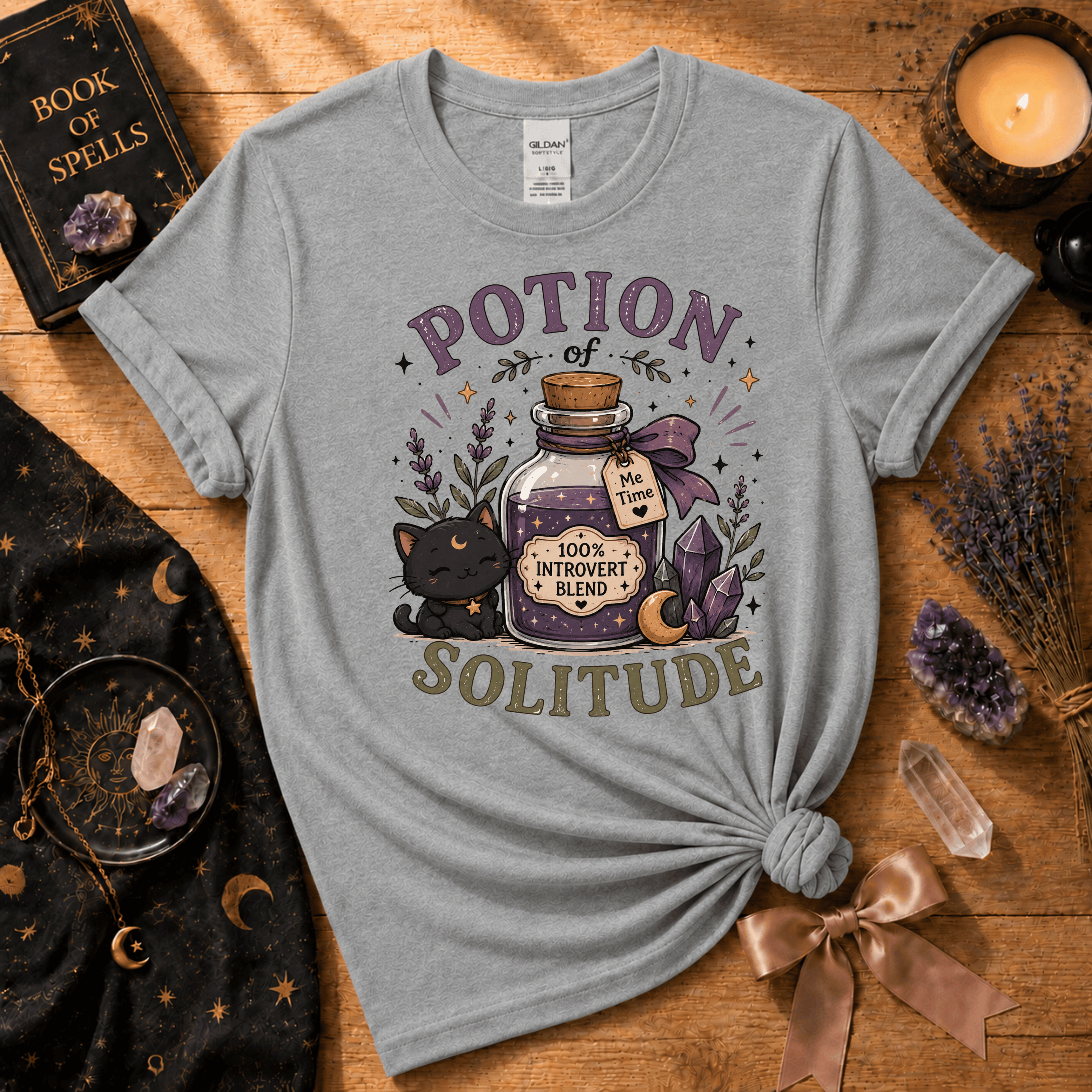 Potion of Solitude | Witchy Graphic T-Shirt