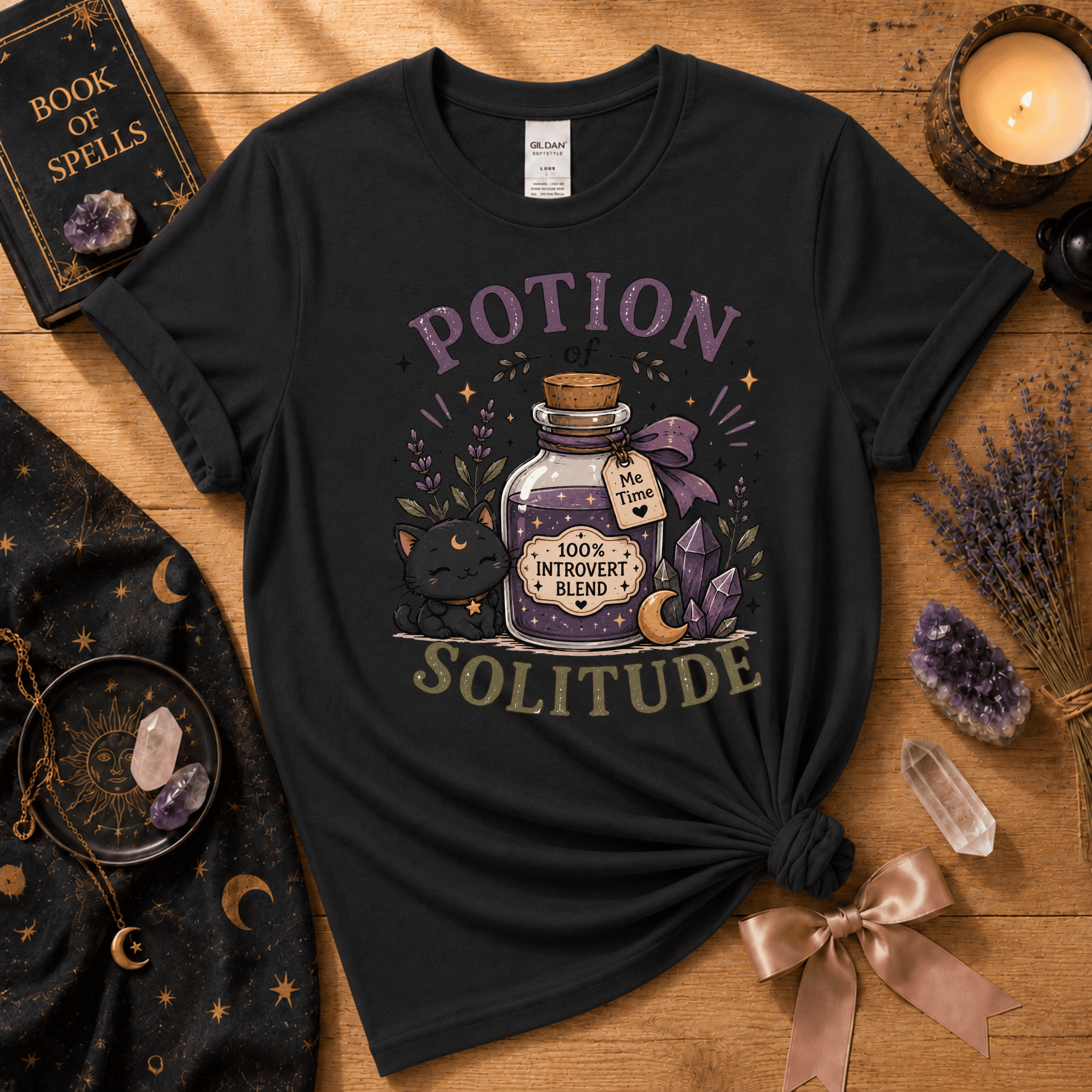 Potion of Solitude | Witchy Graphic T-Shirt