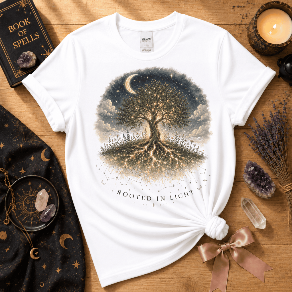 Rooted in Light | Witchy Graphic T-Shirt