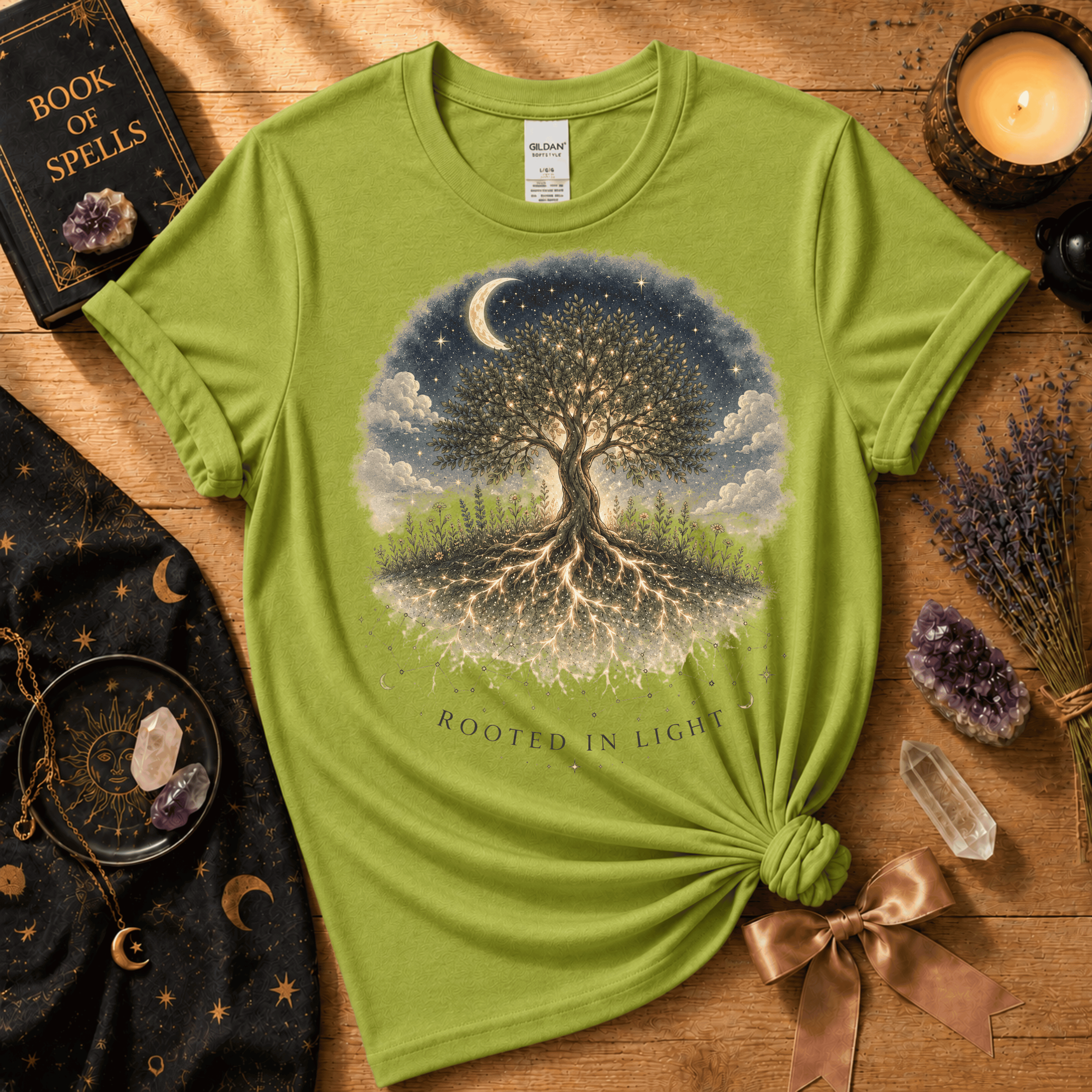 Rooted in Light | Witchy Graphic T-Shirt