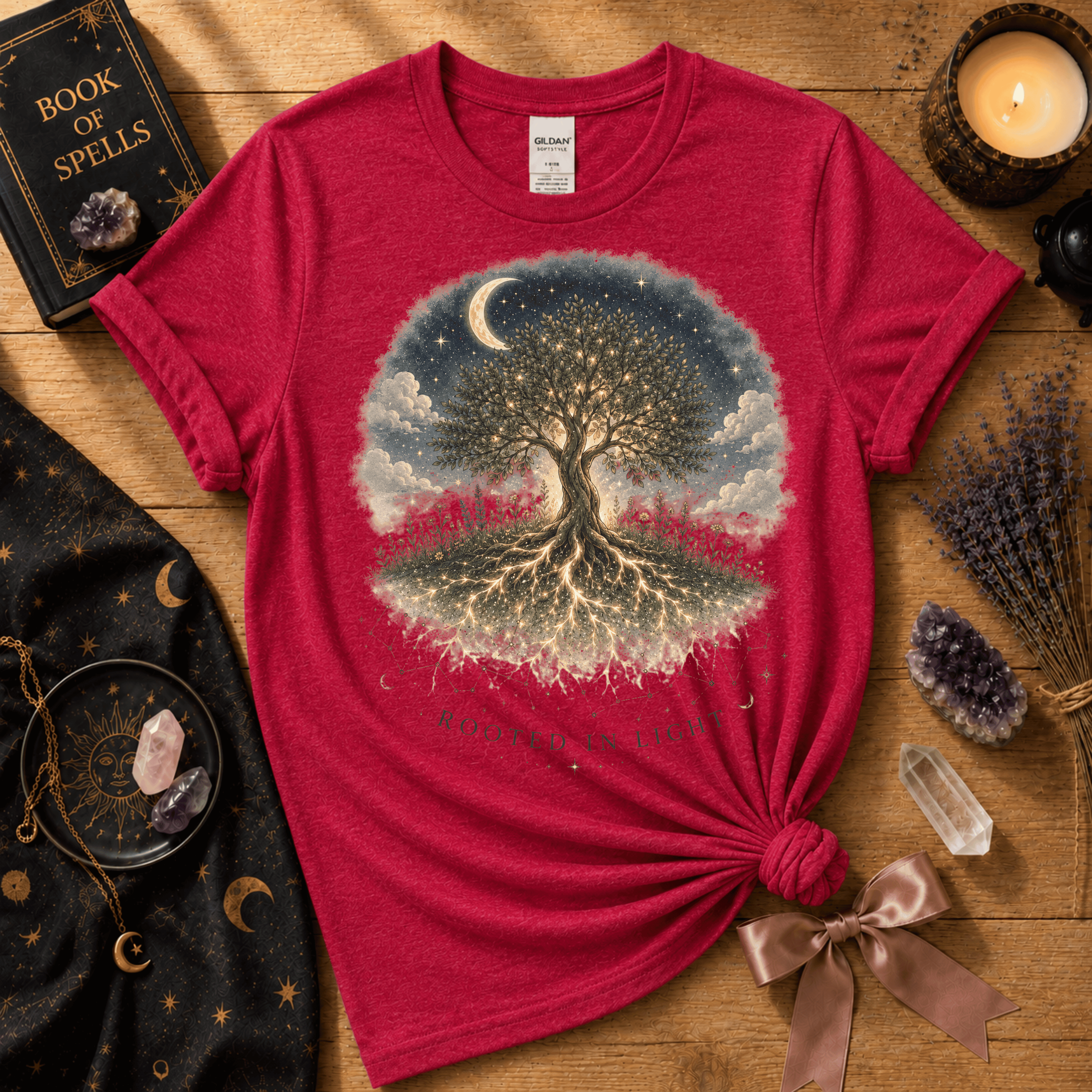 Rooted in Light | Witchy Graphic T-Shirt