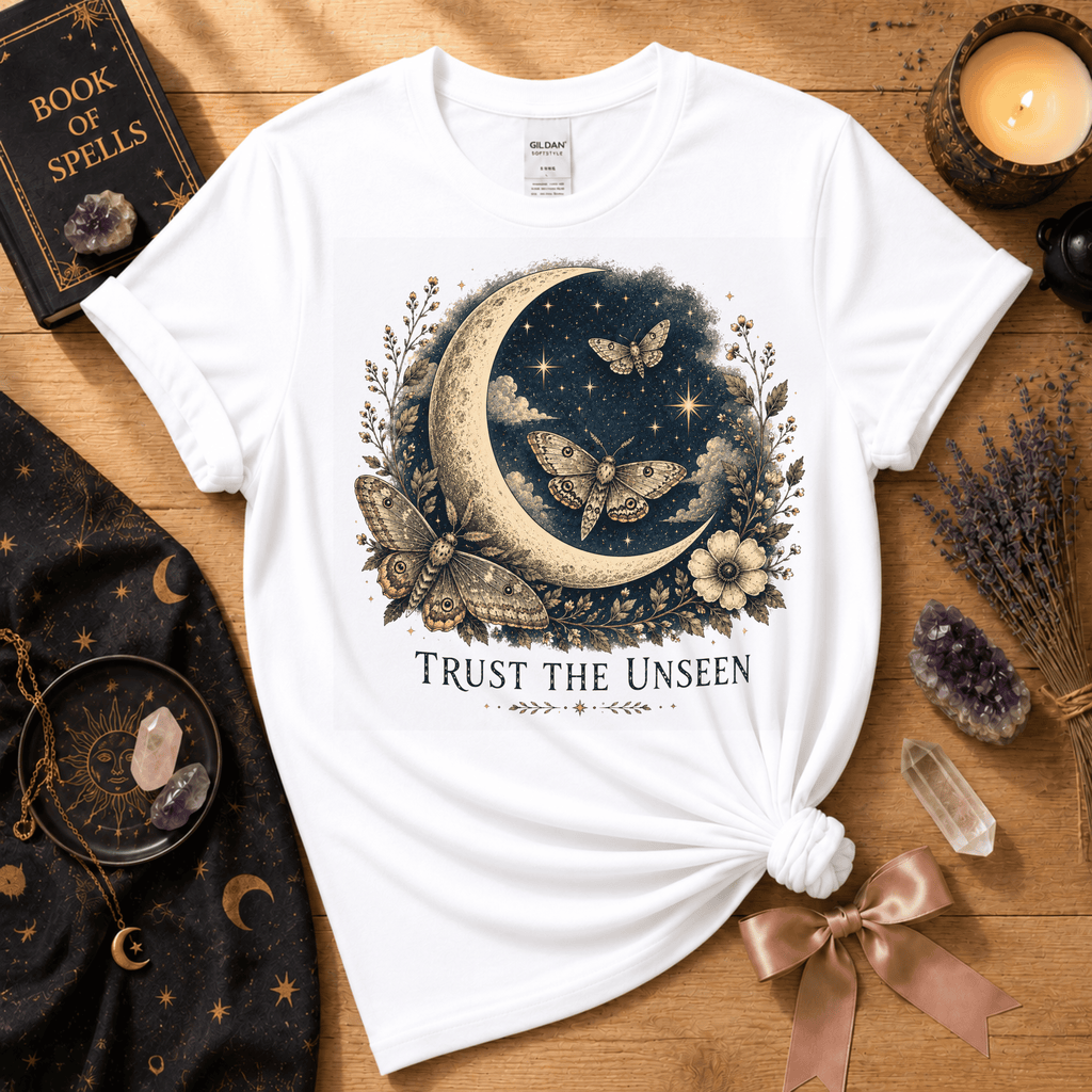 Trust the Unseen | Celestial Graphic T-Shirt