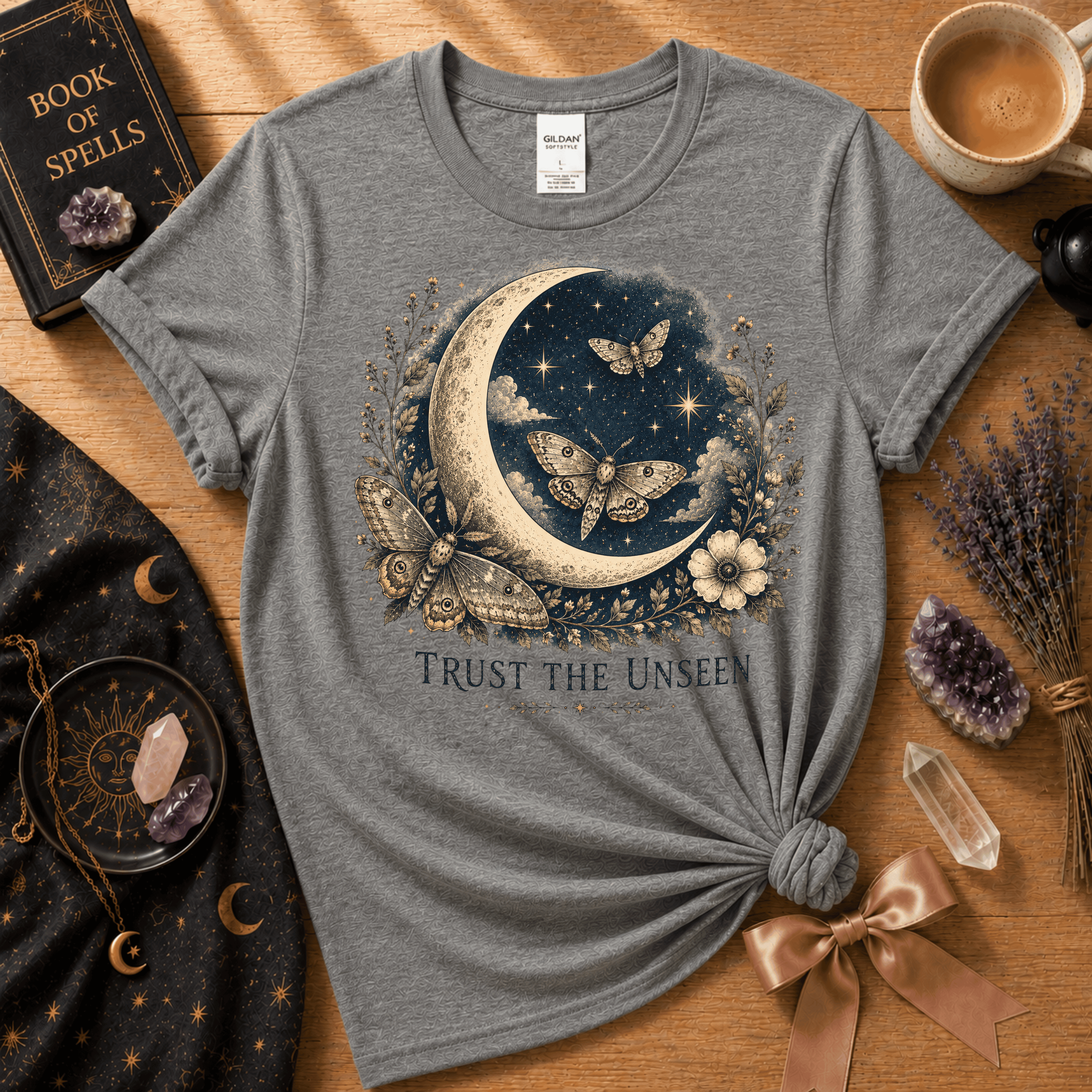 Trust the Unseen | Celestial Graphic T-Shirt