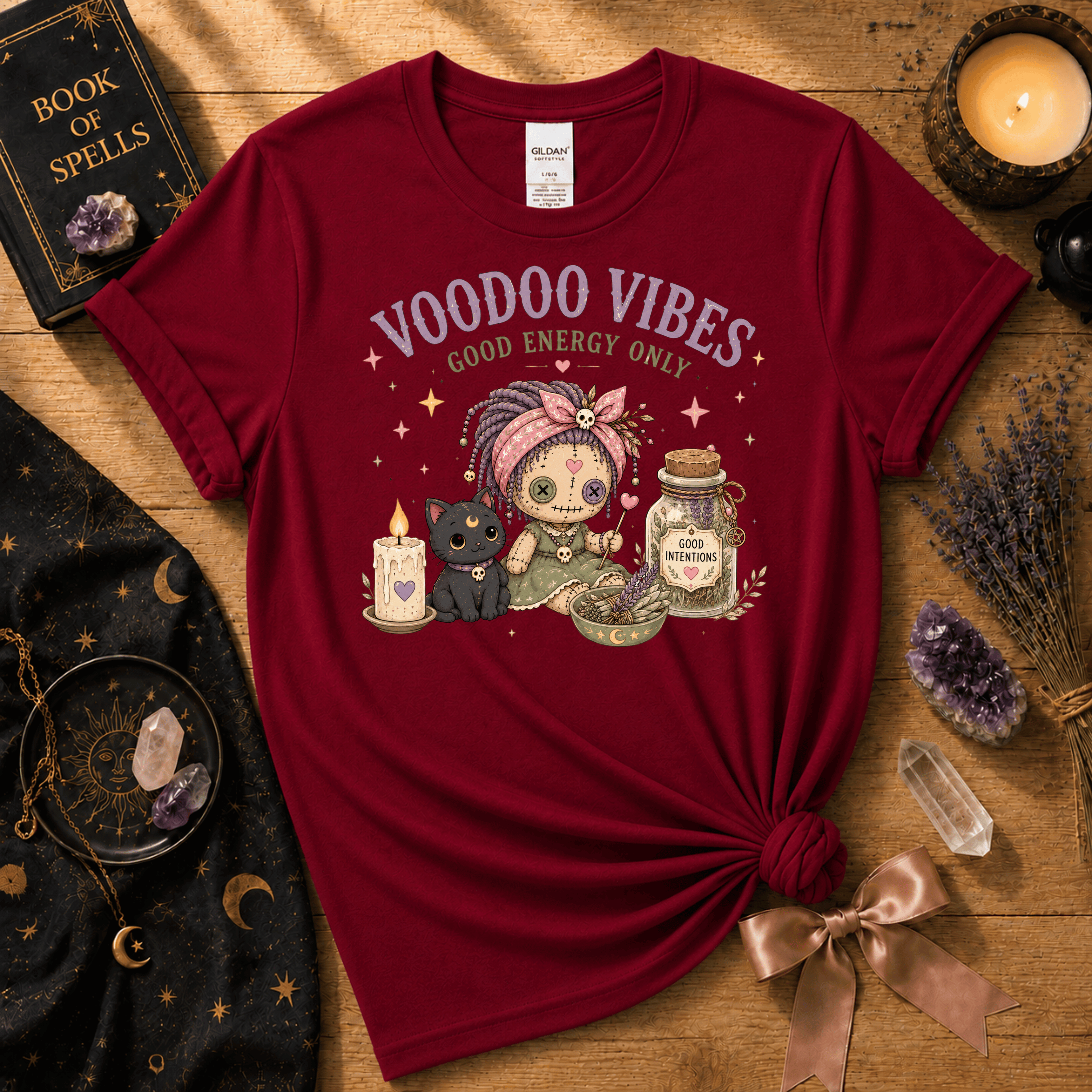 Voodoo Vibes | Witchy Graphic T-Shirt