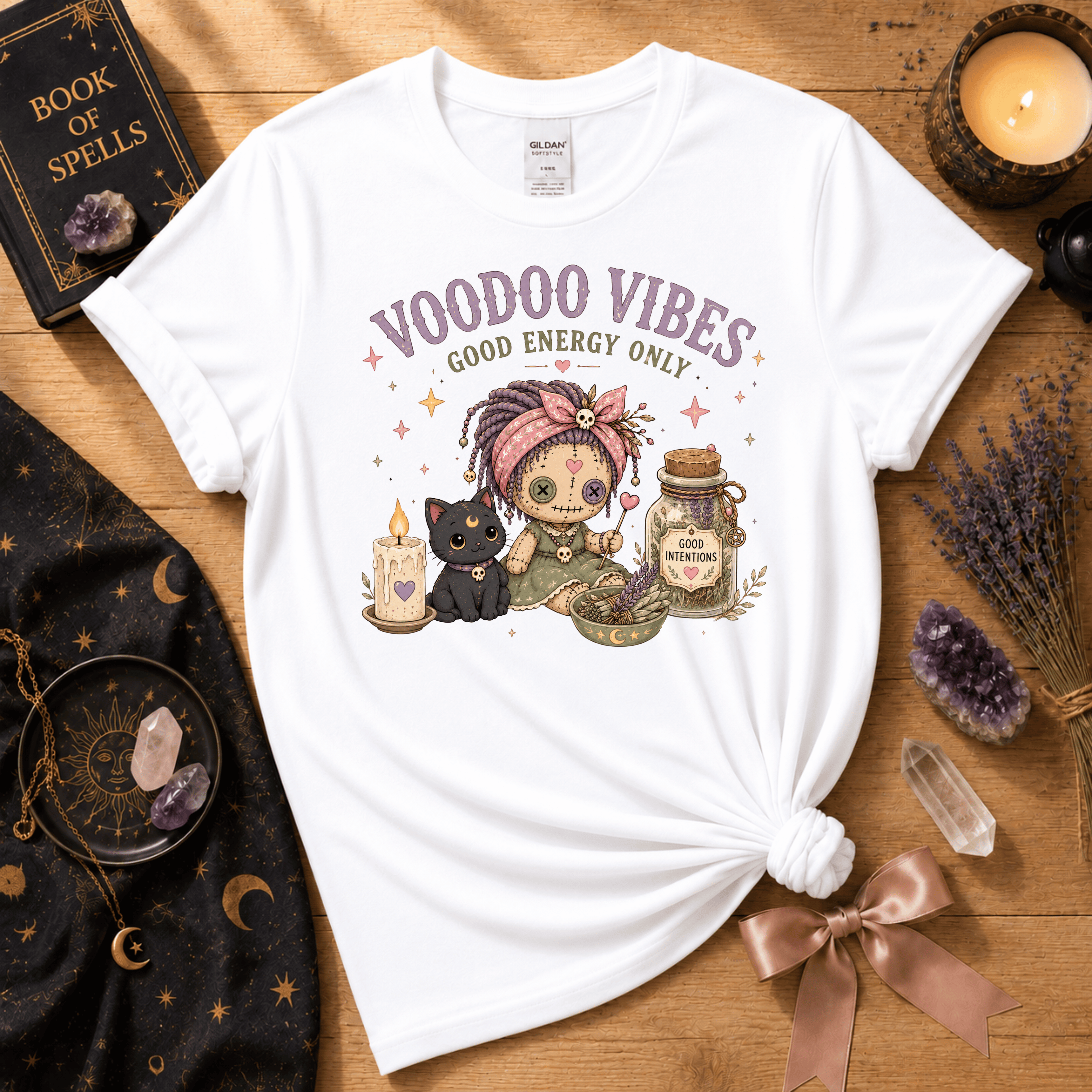 Voodoo Vibes | Witchy Graphic T-Shirt