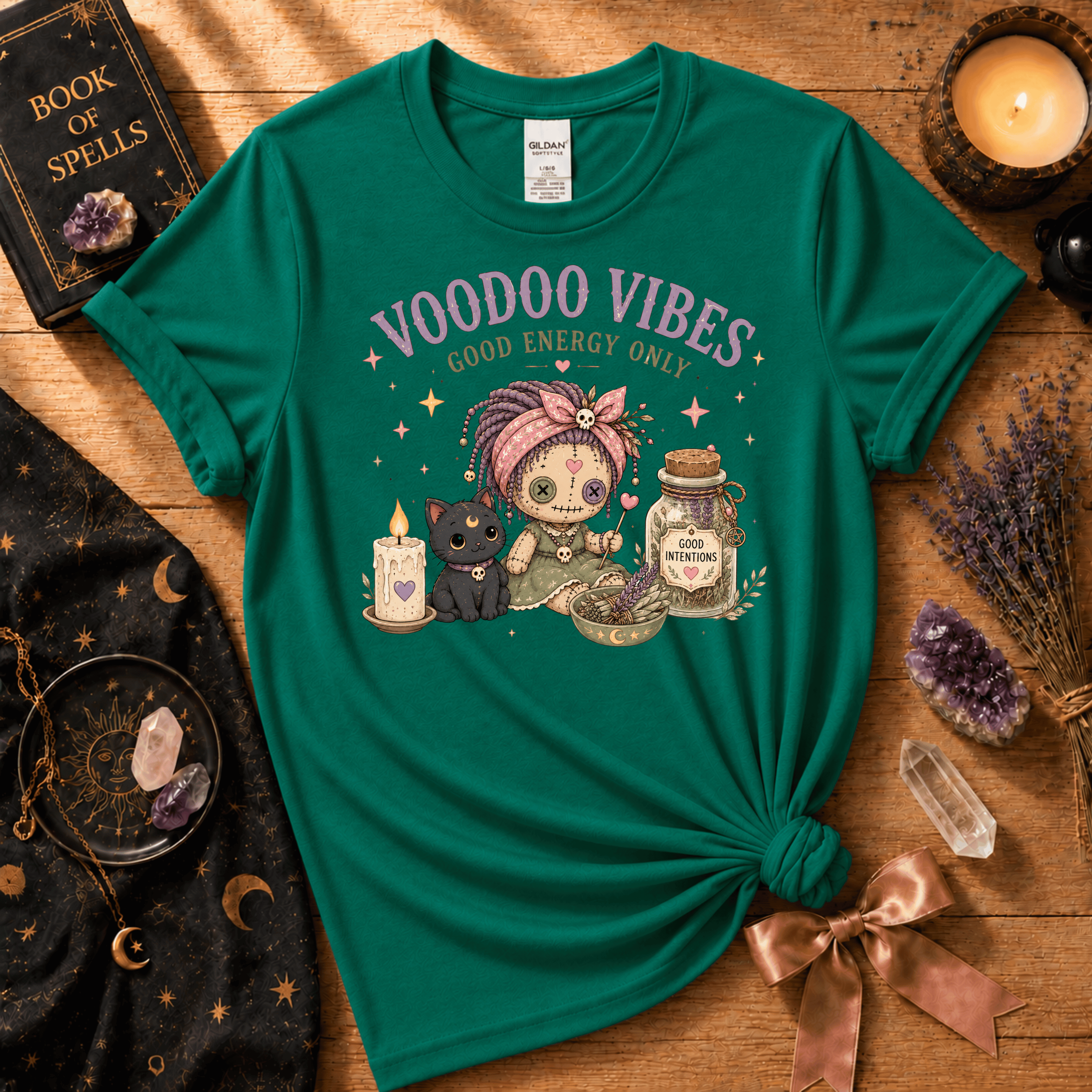 Voodoo Vibes | Witchy Graphic T-Shirt