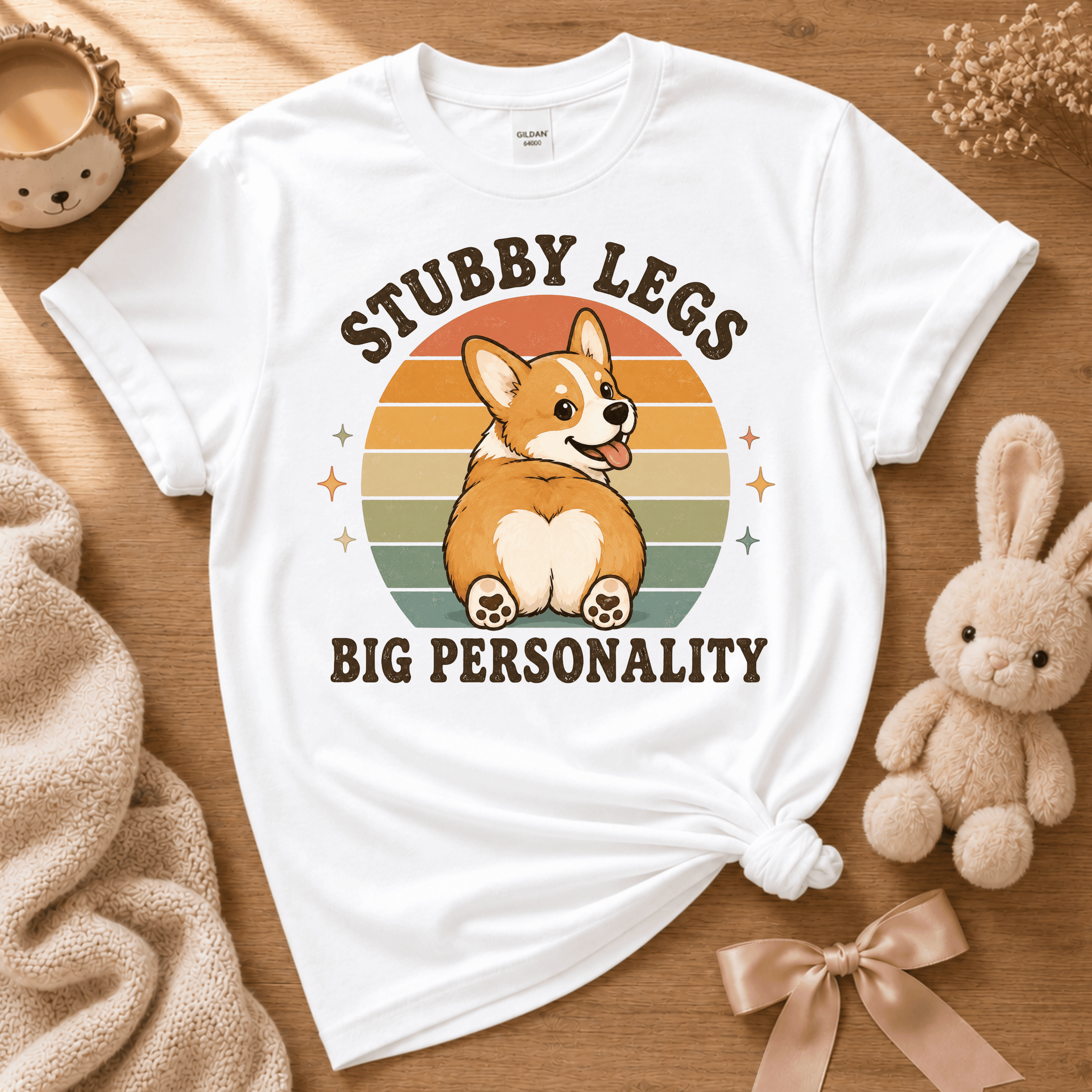 Stubby Legs | Cute Animal Graphic T-Shirt