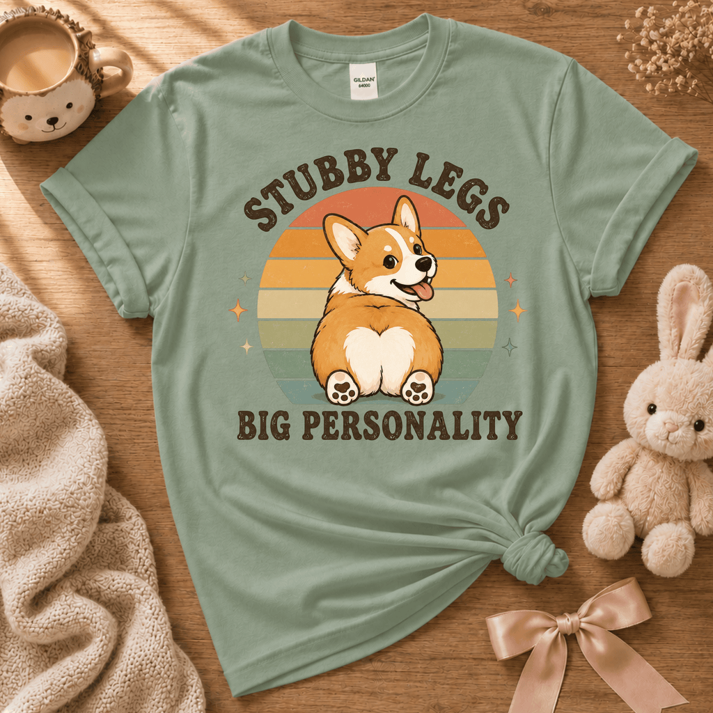 Stubby Legs | Cute Animal Graphic T-Shirt