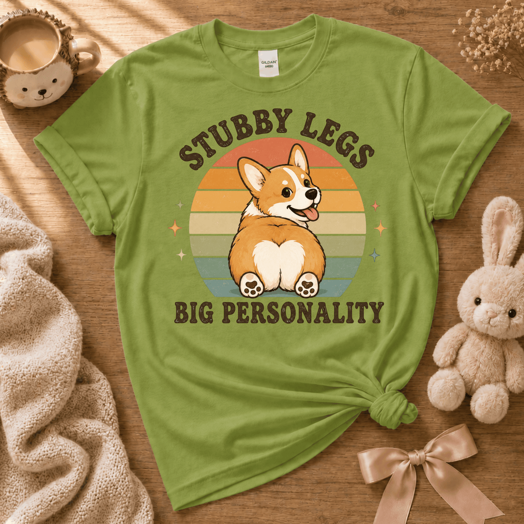 Stubby Legs | Cute Animal Graphic T-Shirt
