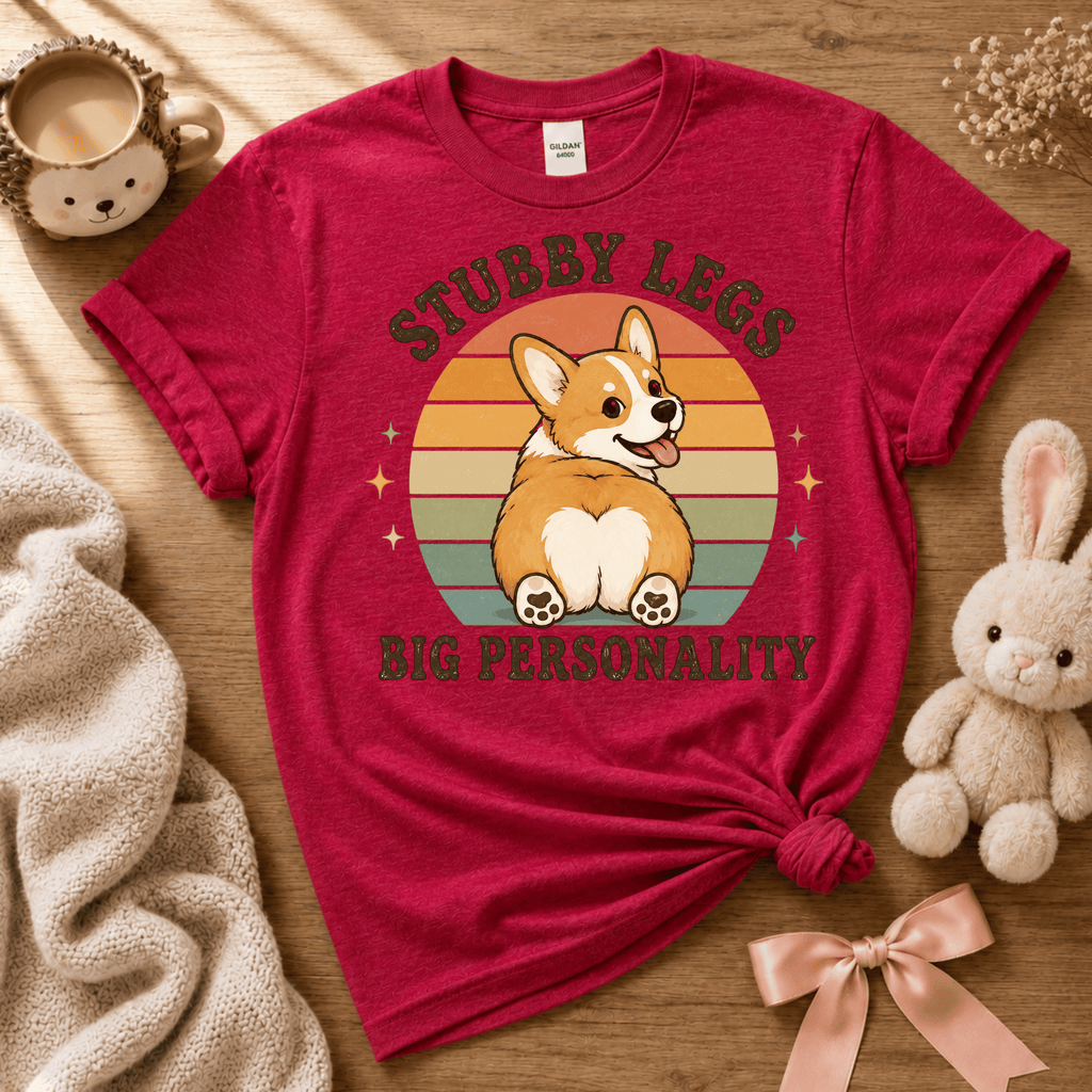 Stubby Legs | Cute Animal Graphic T-Shirt
