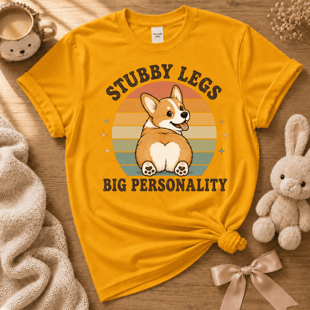 Stubby Legs | Cute Animal Graphic T-Shirt