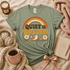 Quiet Is Golden | Funny Introvert Graphic T-Shirt