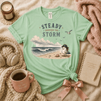 Steady Through the Storm | Funny Introvert Graphic T-Shirt