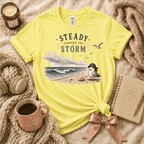 Steady Through the Storm | Funny Introvert Graphic T-Shirt