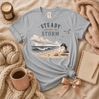 Steady Through the Storm | Funny Introvert Graphic T-Shirt
