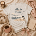 Steady Through the Storm | Funny Introvert Graphic T-Shirt