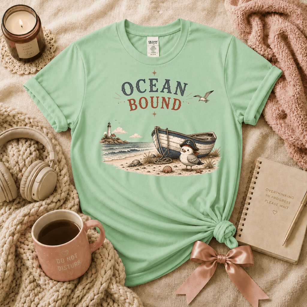 Ocean Bound T-Shirt | Funny Introvert Graphic T-Shirt