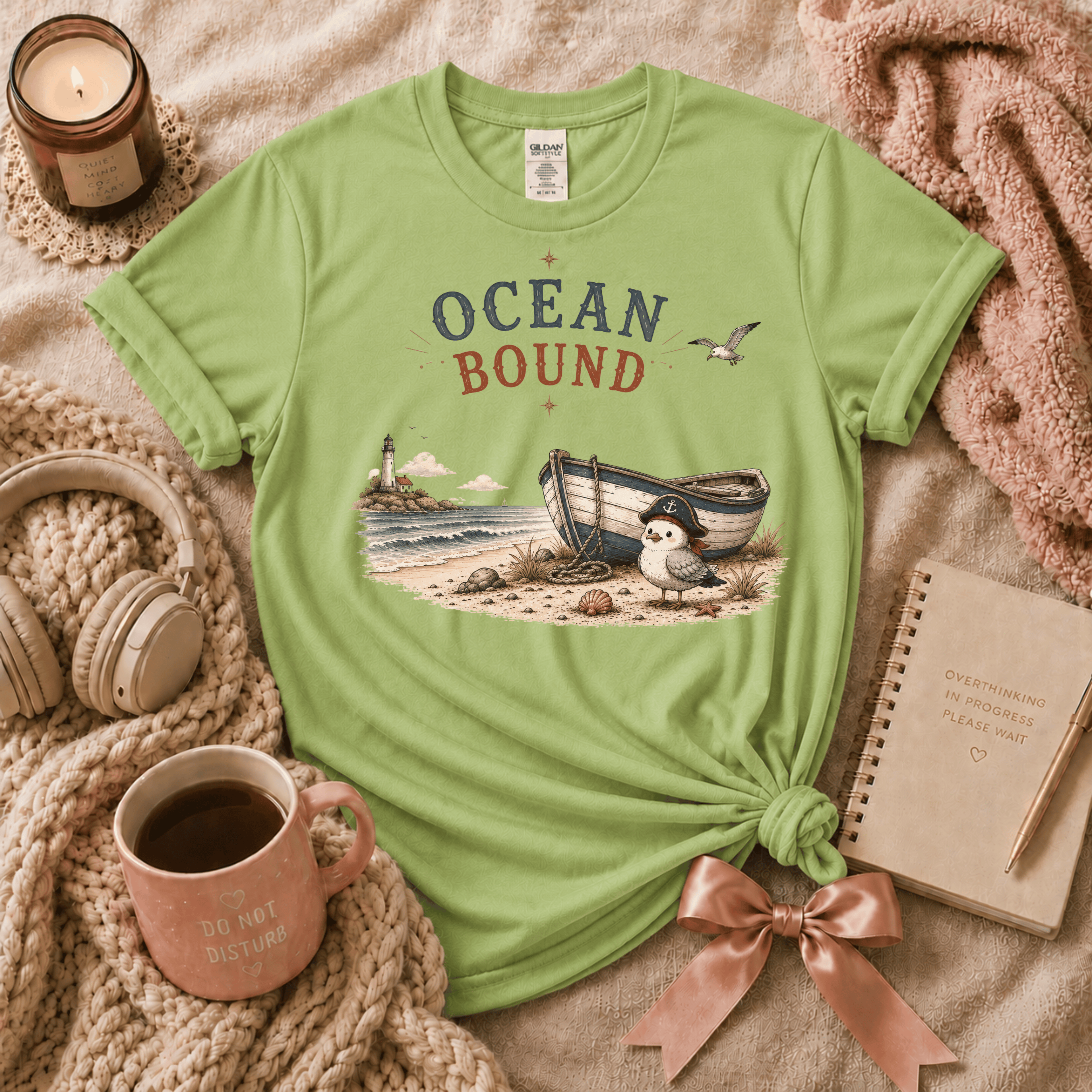 Ocean Bound T-Shirt | Funny Introvert Graphic T-Shirt